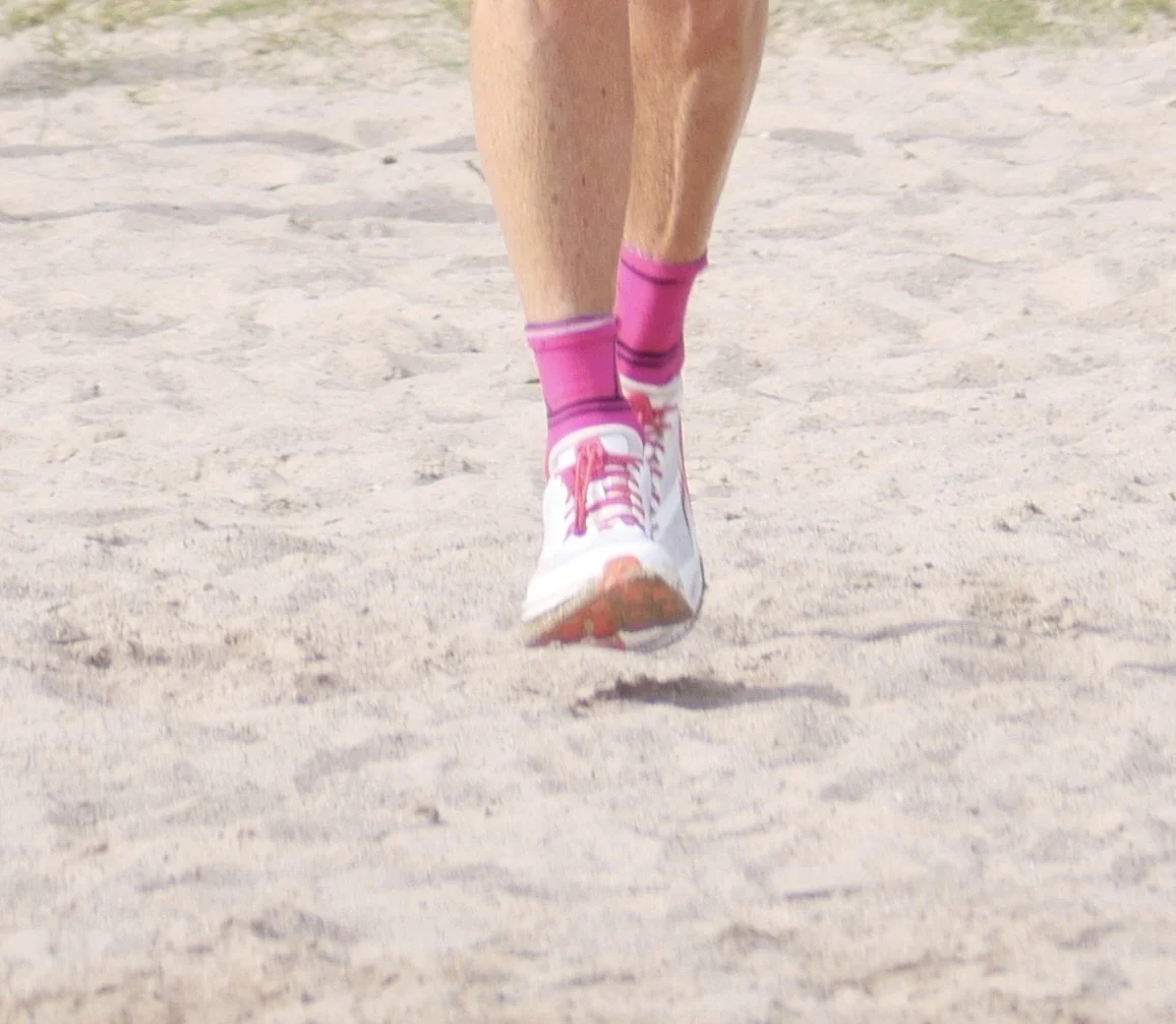 The more your feet are in the air - the less load on your body