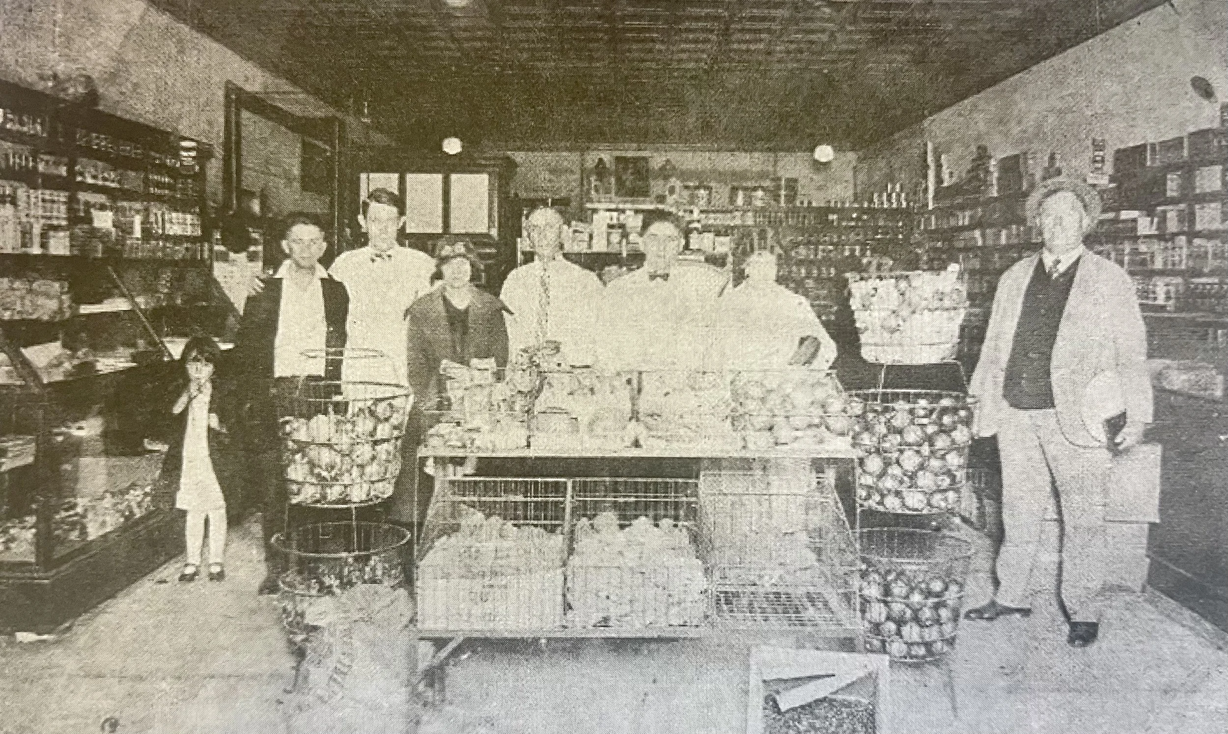 1926 photo when this location was Carlton's Grocery