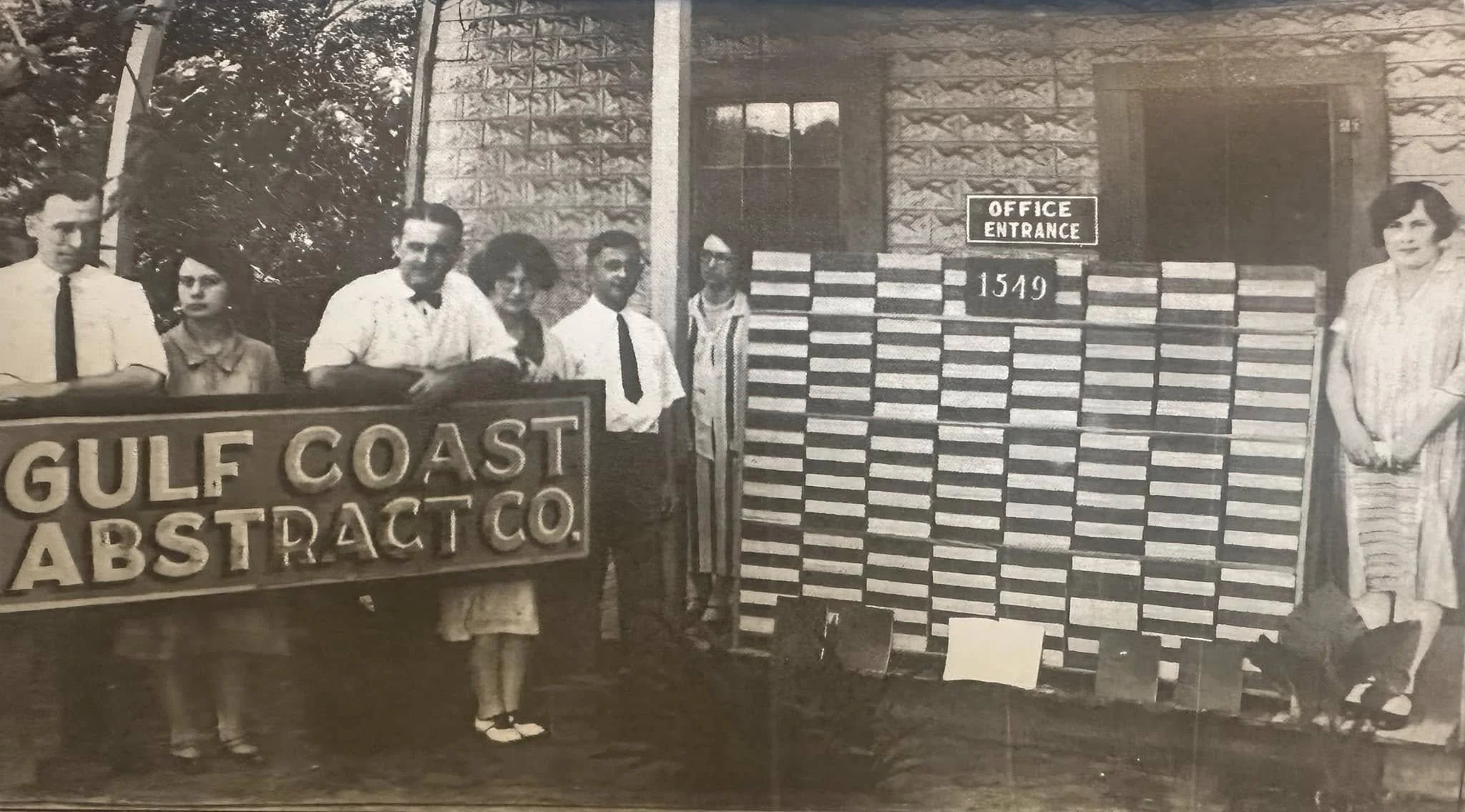 Gulf Coast Abstract Company, now known as Gulf Coast Title, opened in this location in 1923. Now, Gulf Coast Title still operates in Downtown Brooksville at 111 N Main St