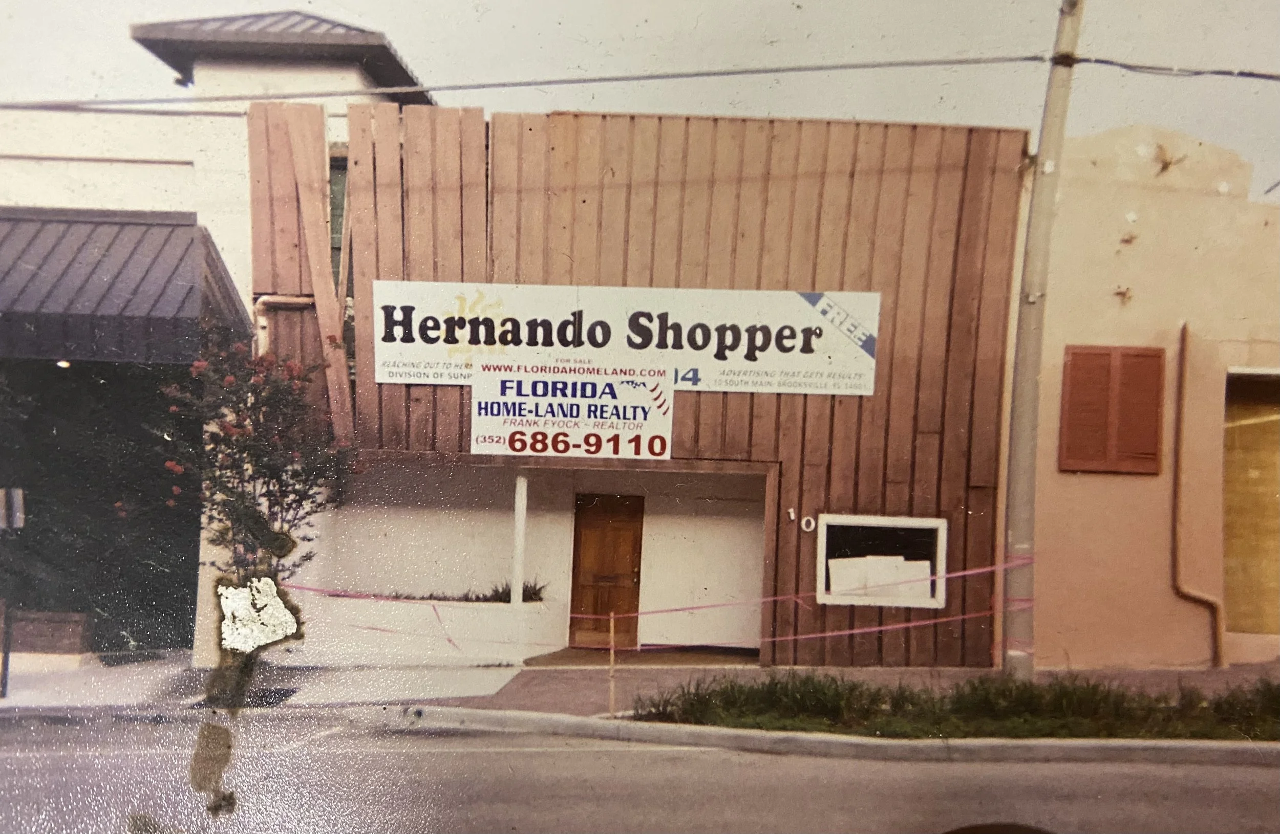 Photo provided by the Lowman family- the building prior to being restored.