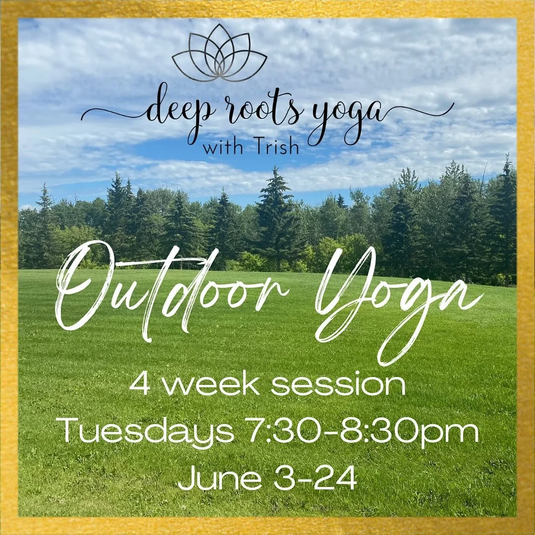 🌿 Outdoor Yoga 4 week session!

🗓️ When:  Tuesdays at 7:30-8:30pm from June 3-24

📍Where:  Green space in Beaver Brook.  Park along 58 St. between 51 and 52 Ave.  There&rsquo;s a walkway near the mailbox, follow that to the back alley and green sp