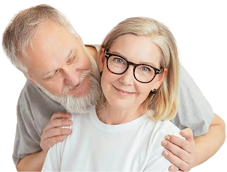 Senior couple enjoying time together