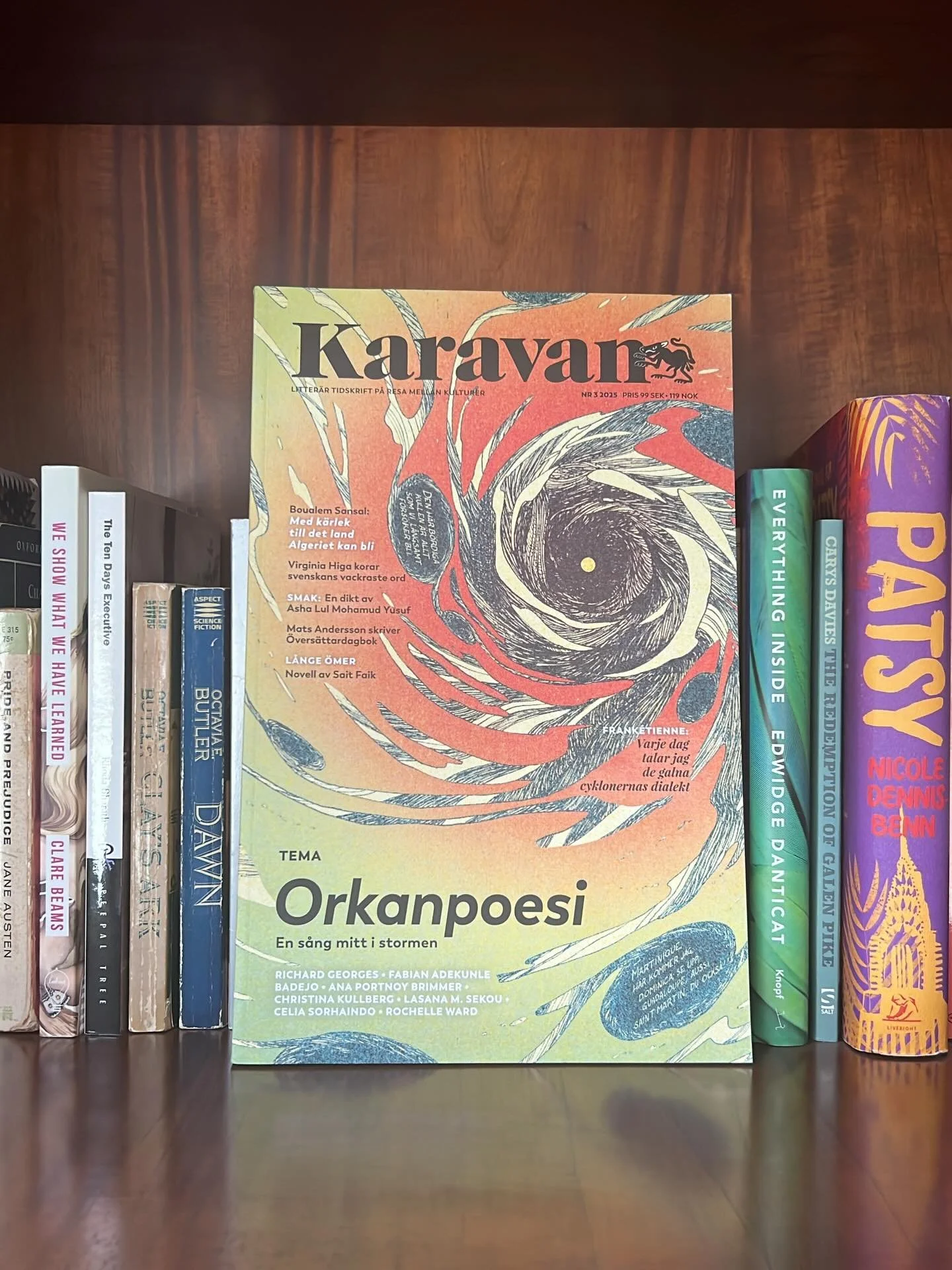 Old poems made new by Birgitta Wallin and Olof Hjalmar. Seven poems translated into Swedish in @tidskriftenkaravan along with Rochelle Ward (@faizahtabasamu), Ana Portnoy Brimmer (@anaportnoy), Lasana Sekou, and Celia Sorhaindo (@tropicaltiesdominica
