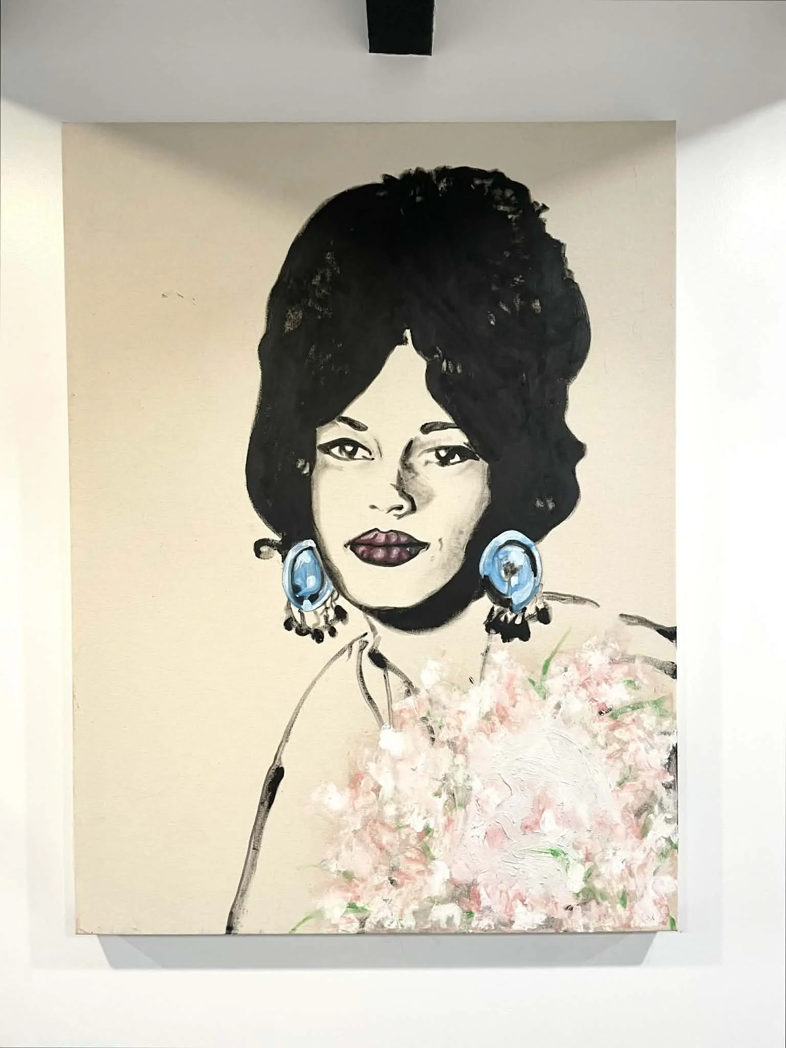 ''The perfect woman'', 2026, huile sur toile, 40'' x 30''