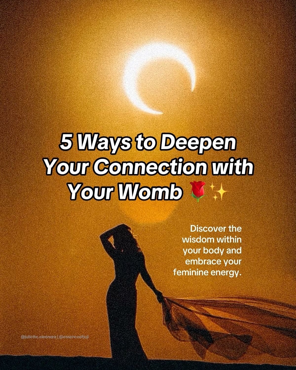 Deepen Your Womb Connection 🌺

Within my practice, I focus a lot on women&rsquo;s health and I continue to see (and experience for myself) how valuable it is to take good care of our Womb space. 🩷 Your Womb is a sacred space of creation, wisdom, an