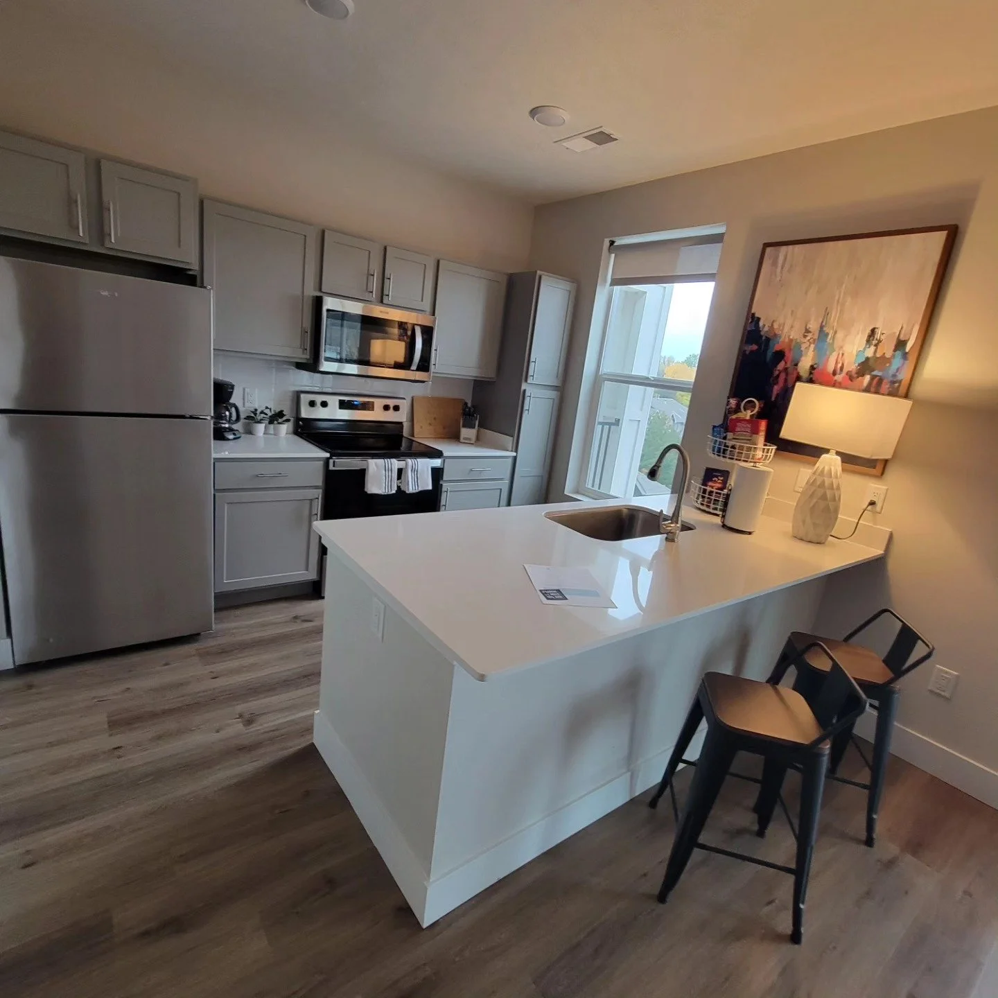 Offering tours to new guests today!  This lovely apartment at
The NEW Barrington Park 2 is booked for awhile but we have several other options!