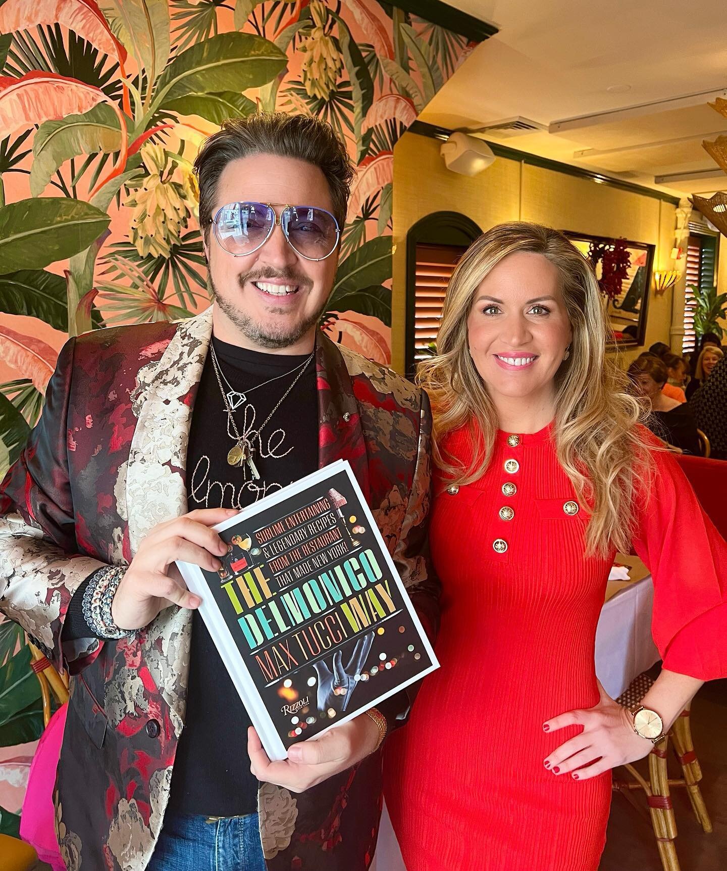 📣Partners in Crime 📣 I loved every second of moderating @maxtucci&rsquo;s Author Talk today and celebrating NYC&rsquo;s glitz and glamour &mdash;The Delmonico Way! 🍸 #cantstopwontstop 
.
.
.
.
.
.
.
.
.
.
.
.
#authortalk #motivationalspeaker #beyo