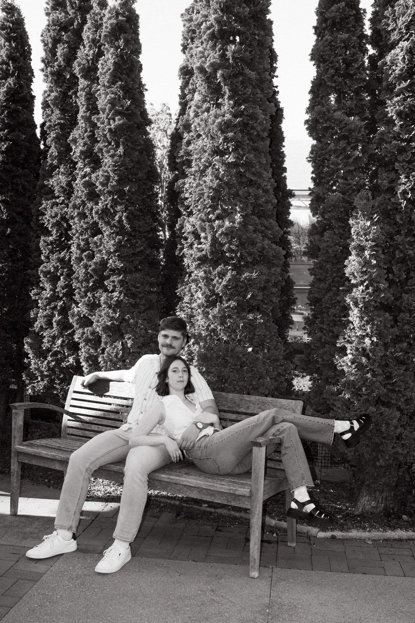 Vibrant Springtime Engagement Session at Reiman Gardens