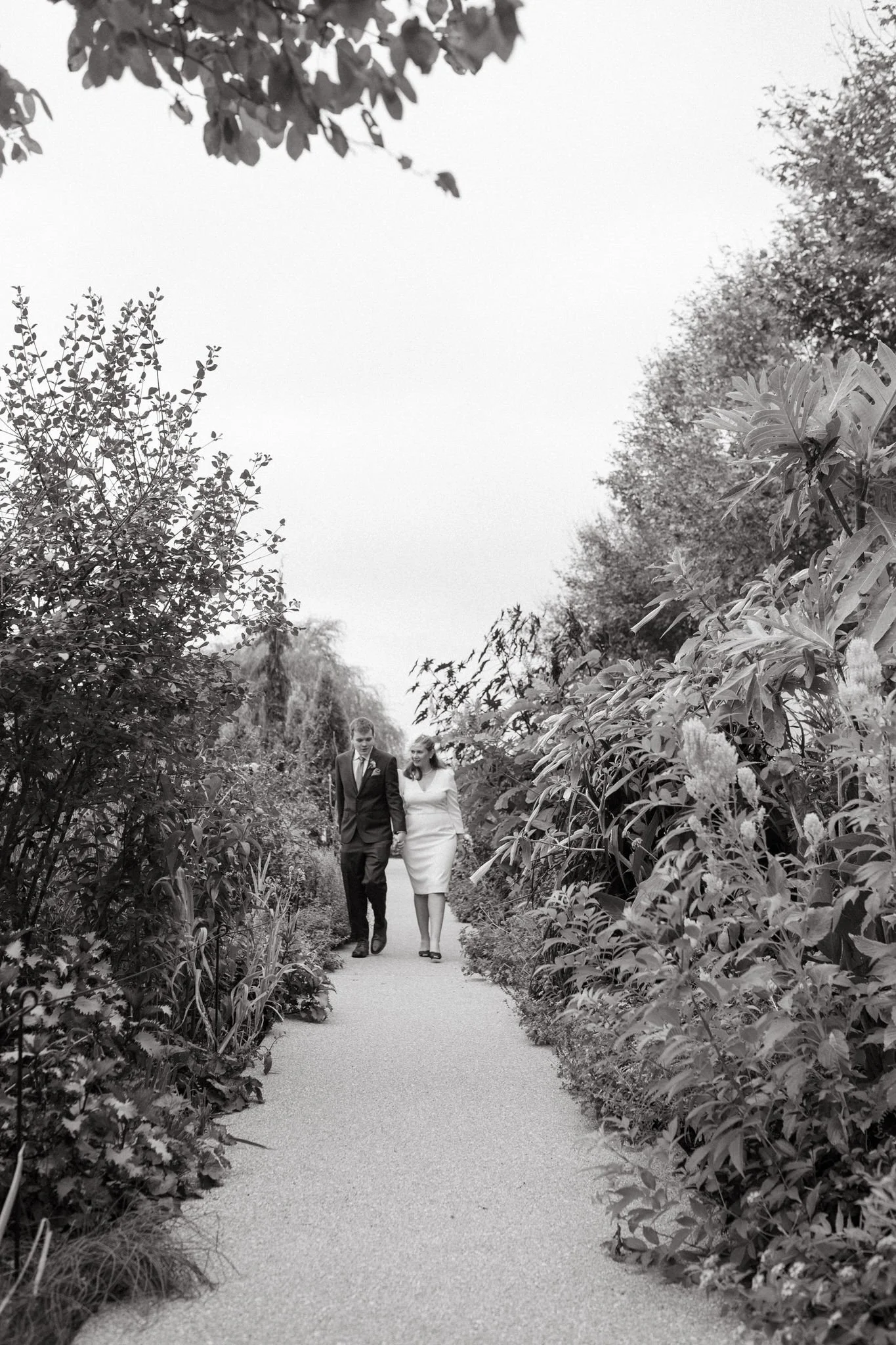 Intimate Morning Botanical Garden Wedding with Ice Cream
