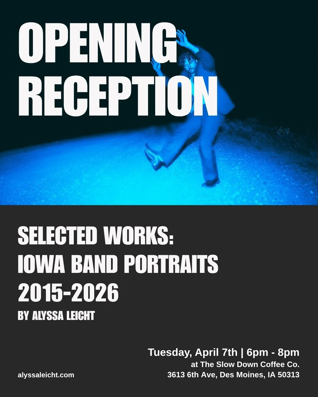 Exhibition Announcement: Selected Works: Iowa Band Portraits 2015-2026