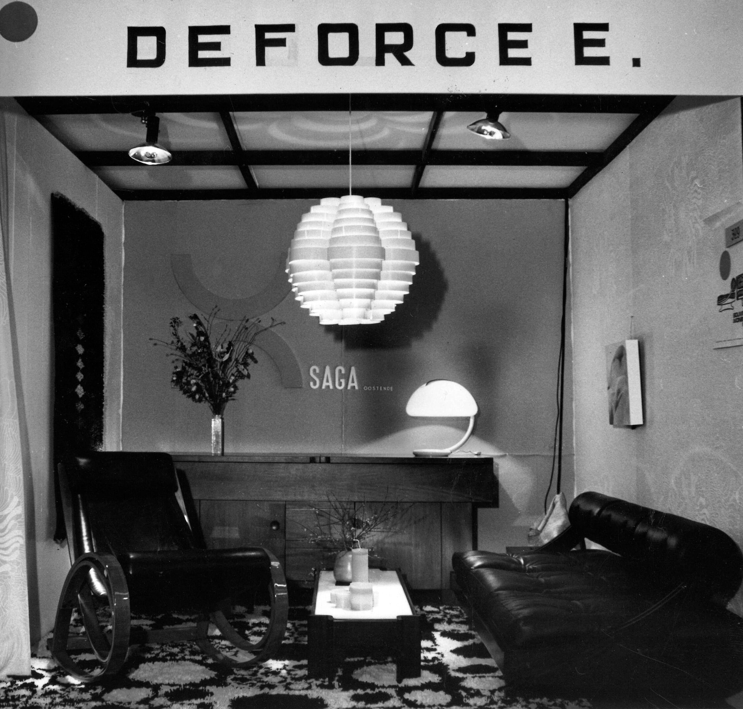 Erik Deforce Saga Design Centre 1960 -1972 Ostend Belgium