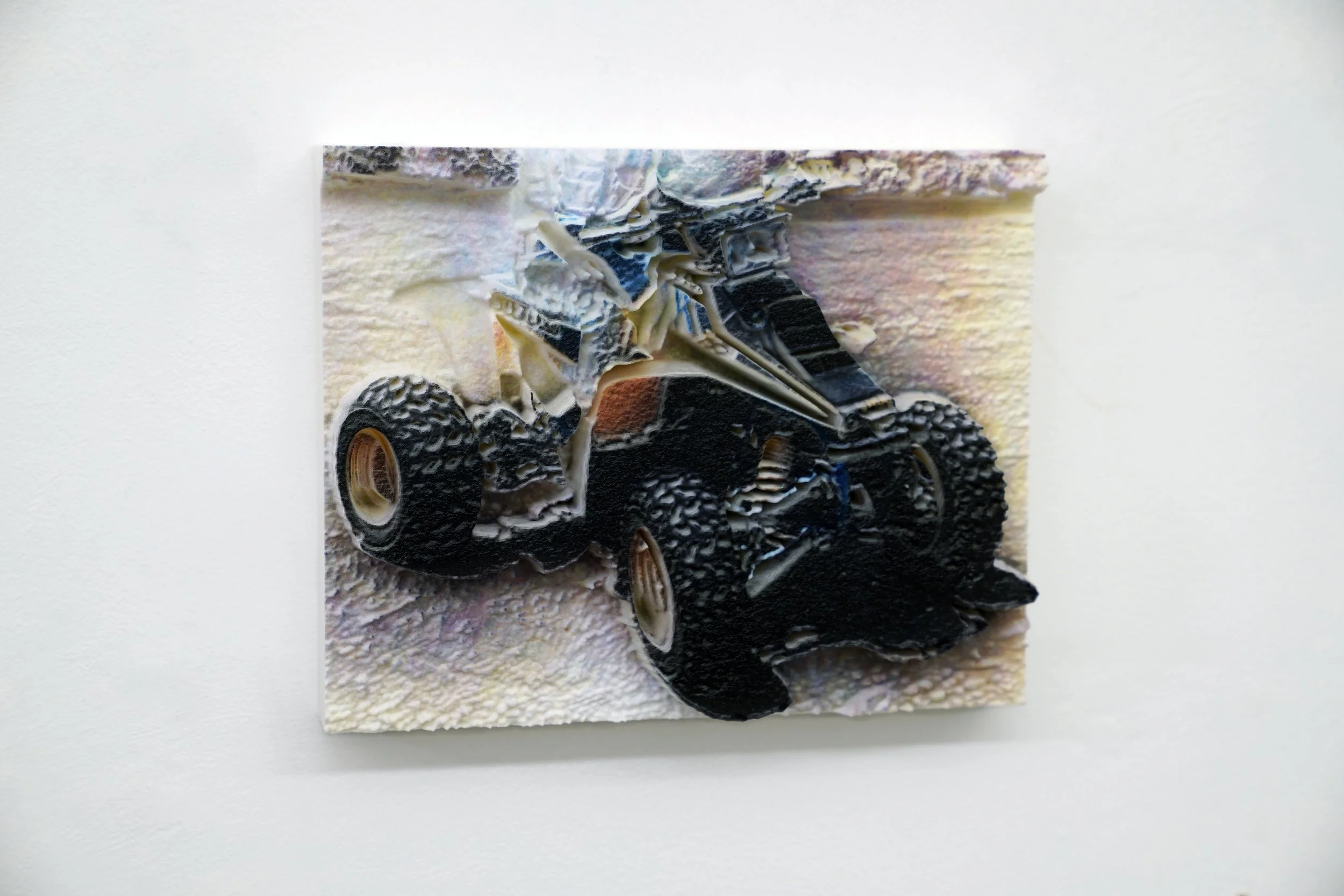   IMG_7600 , 2025 
 UV printed photograph on 3D print, 9.25 x 7.5 x 1.5 inches