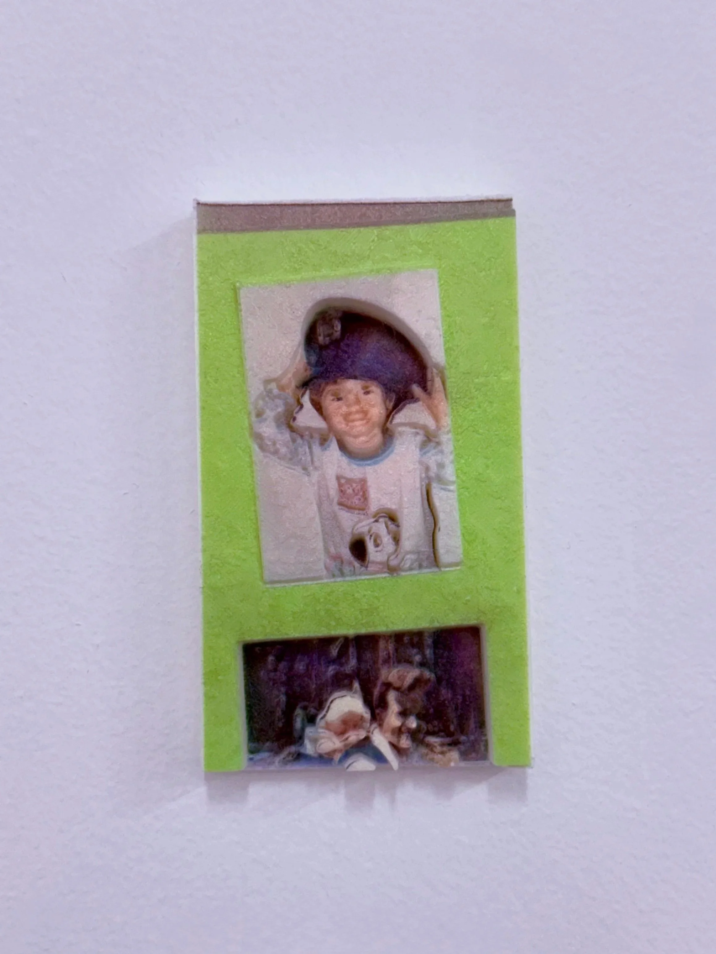 Little Cop, 2025
UV printed photograph on 3D print, 5 x 2.75 x ¾ inches