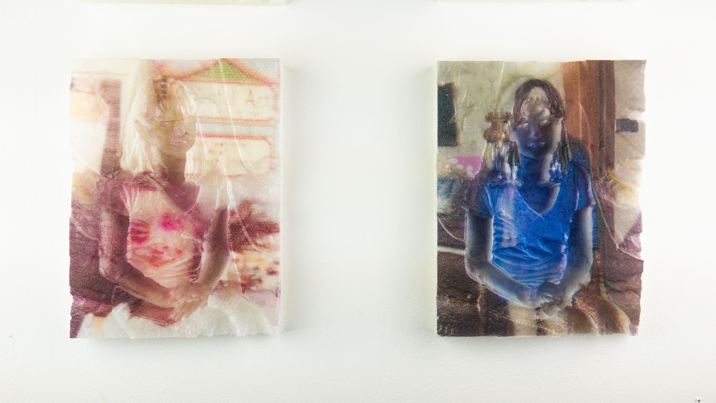   Mismatched Triptych , 2025 
 UV prints on PLA prints