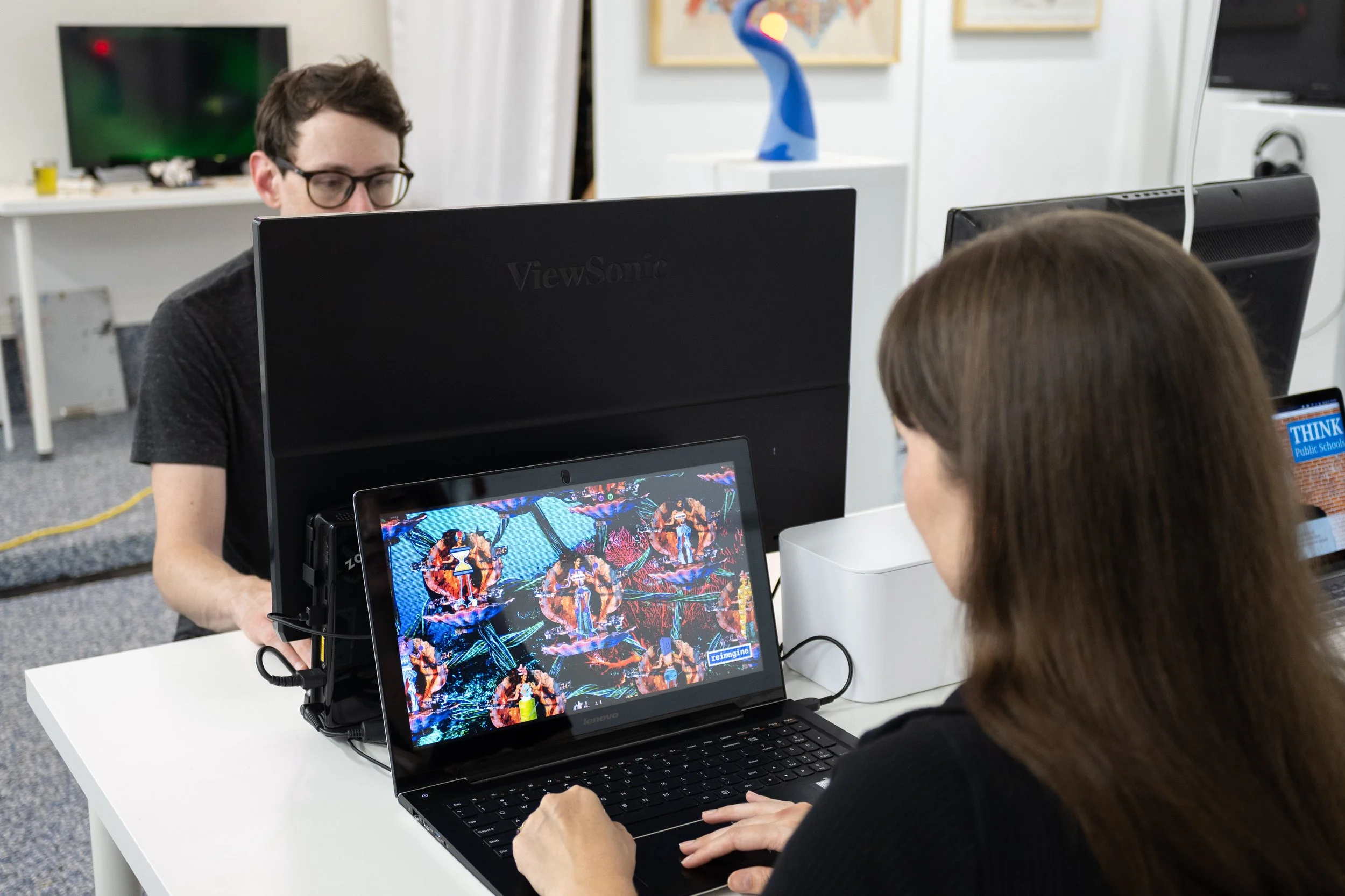 Celine Lassus  Build-A-Web Workshop , 2023. Video game.