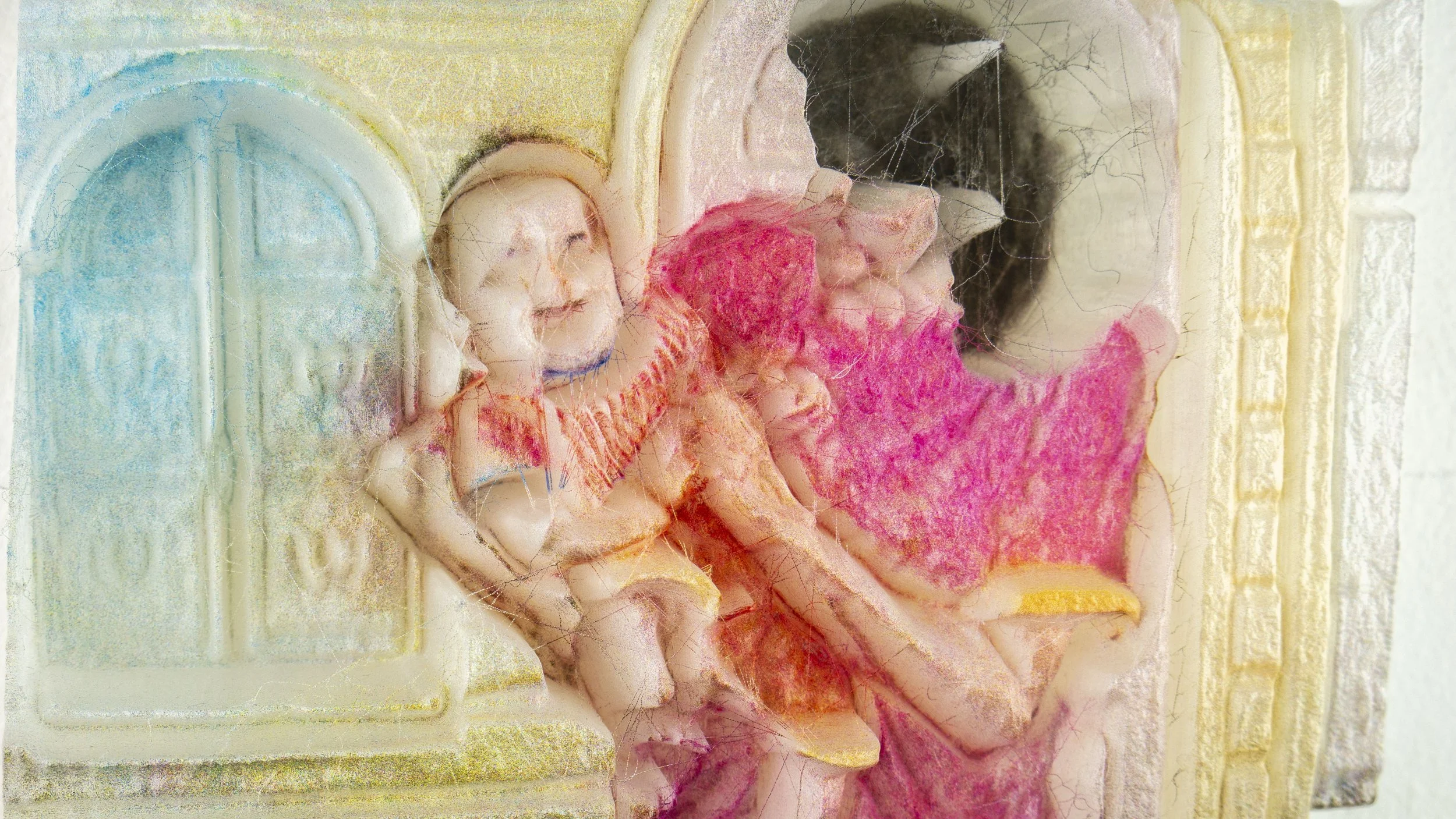  Haunted House , 2025
 UV ink on PLA print