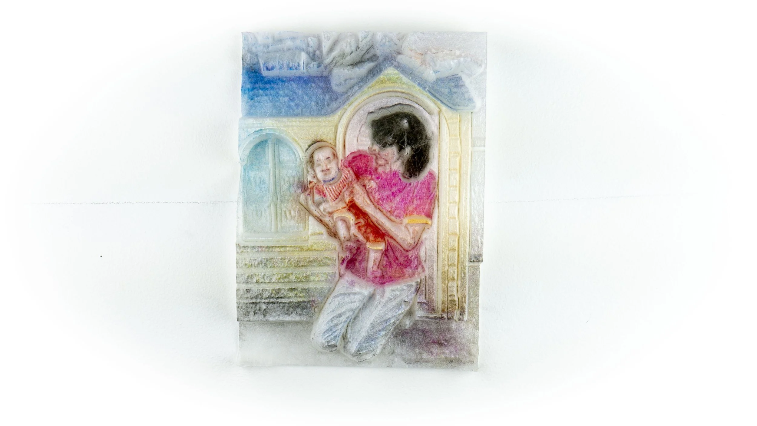  Haunted House , 2025
 UV ink on PLA print