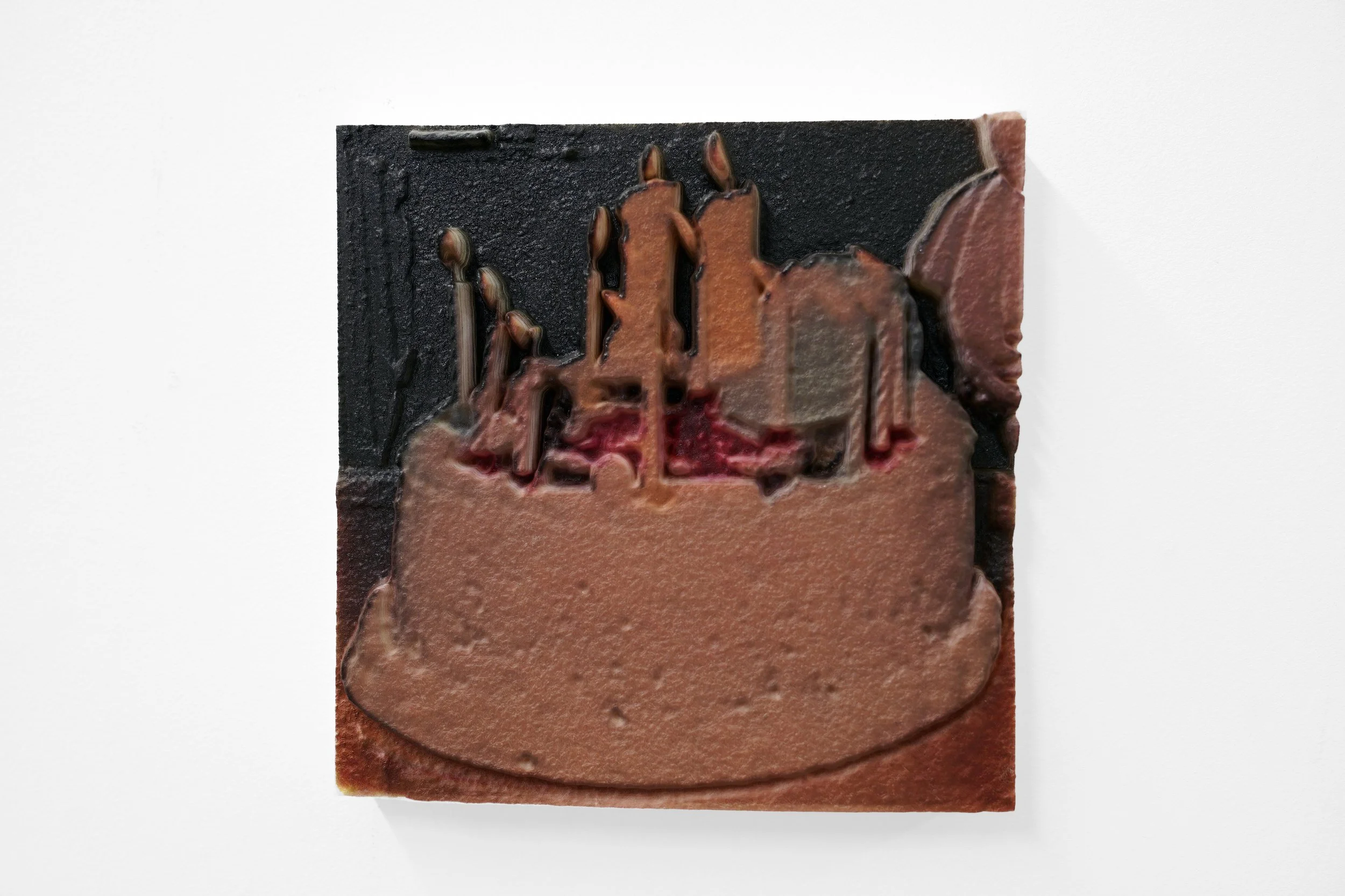   IMG_3144 , 2026 
 UV printed photograph on 3D print, 9 x 9 x 1.5 inches