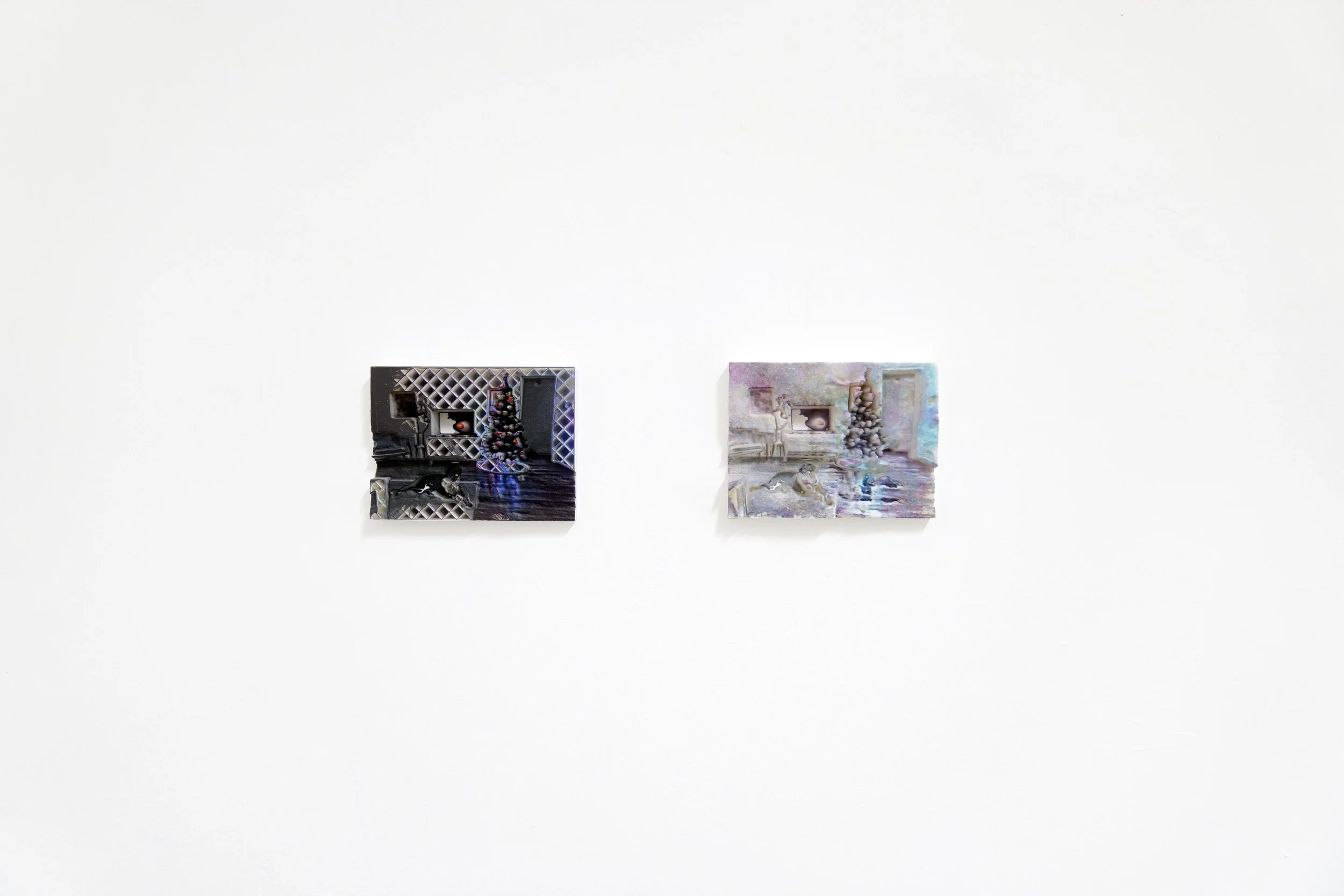   IMG_7179 , 2025  
 UV printed photograph on failed 3D prints, 4.75 x 6 x 1.25 inches each