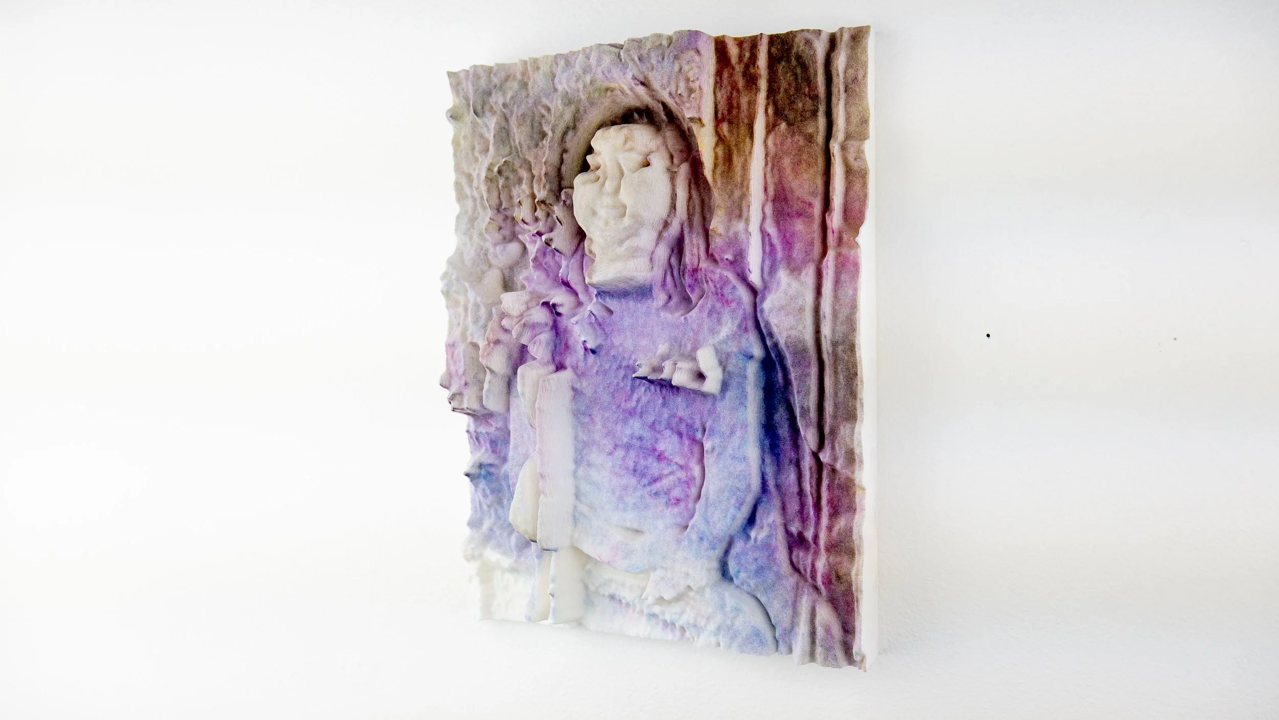   Composite (Two Generations) , 2025 
 UV ink on PLA print 