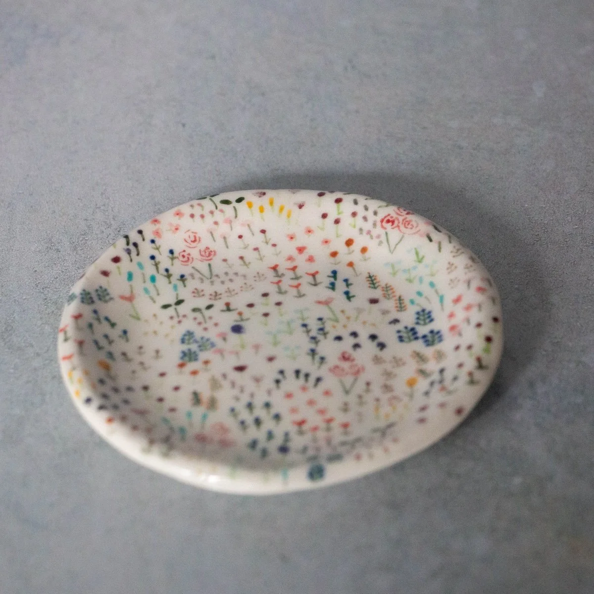 Mini Tray - Wildflower Pattern