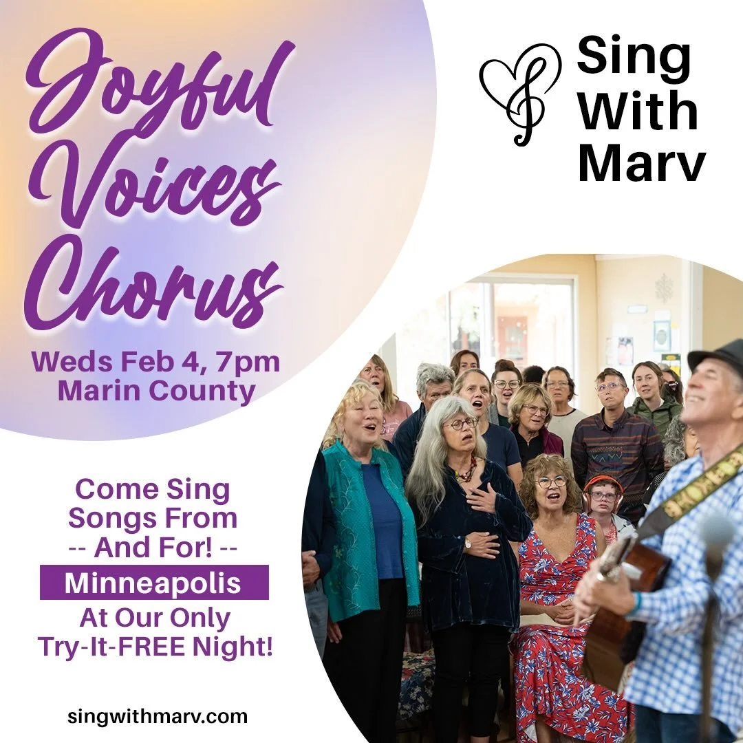 SING TONIGHT &mdash; FREE! Tonight is try-it-FREE night at the Winter &lsquo;26 Joyful Voices Chorus for *anyone* who has never been a member yet of our choir! We&rsquo;ll be singing some of the songs that we&rsquo;ve been seeing and hearing in video