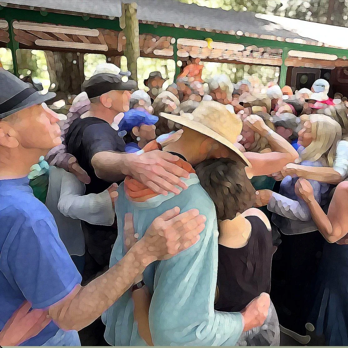Song Village is coming! Our 10th anniversary, May 28-31 -- Community singing in the beautiful Santa Cruz Mountains, with incredible songleaders from all over the U.S., like Debbie Nargi-Brown, Melanie DeMore (@butchyg3), @riomasmusic, @amandawestmusi