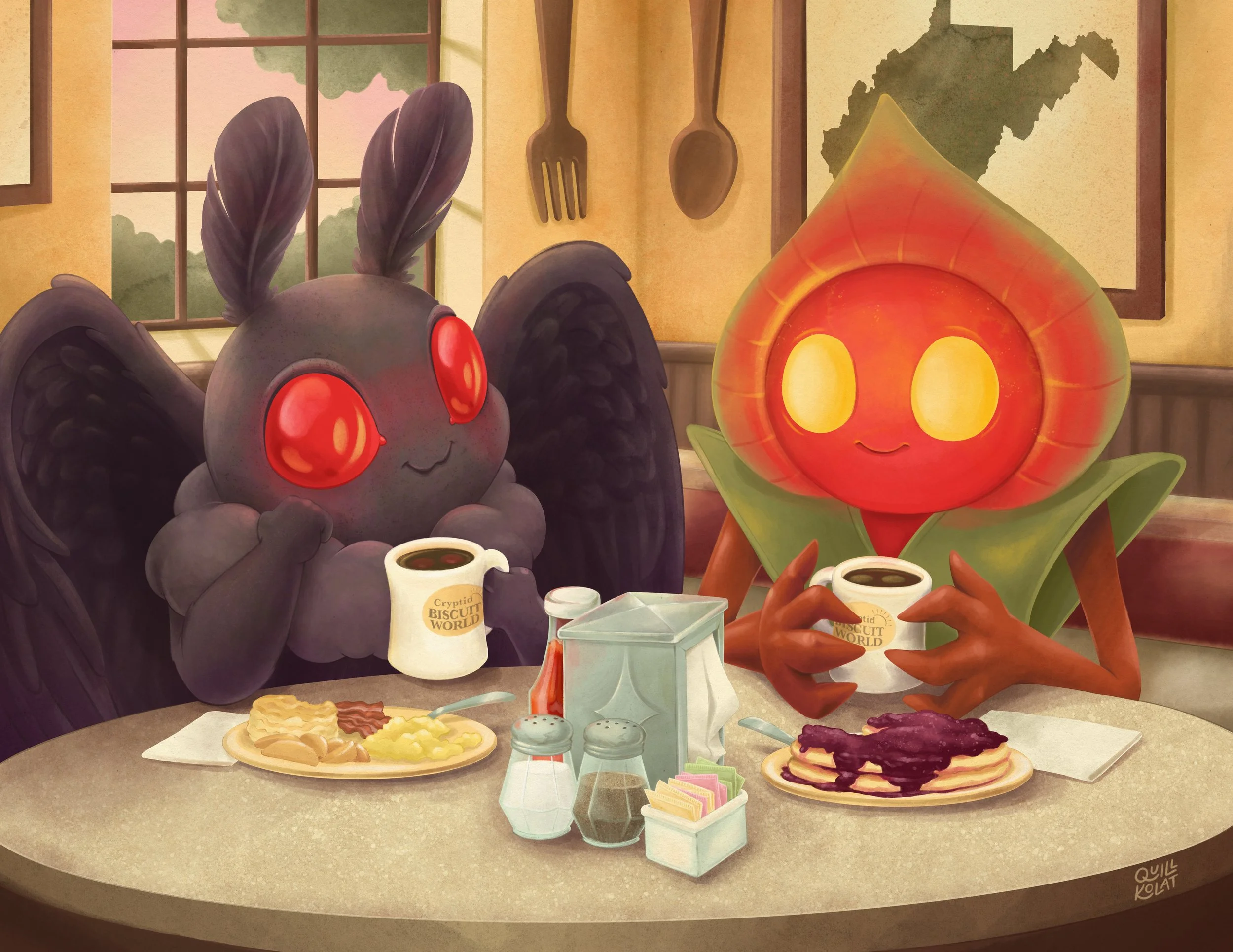 “Cryptid Biscuit World” - Procreate