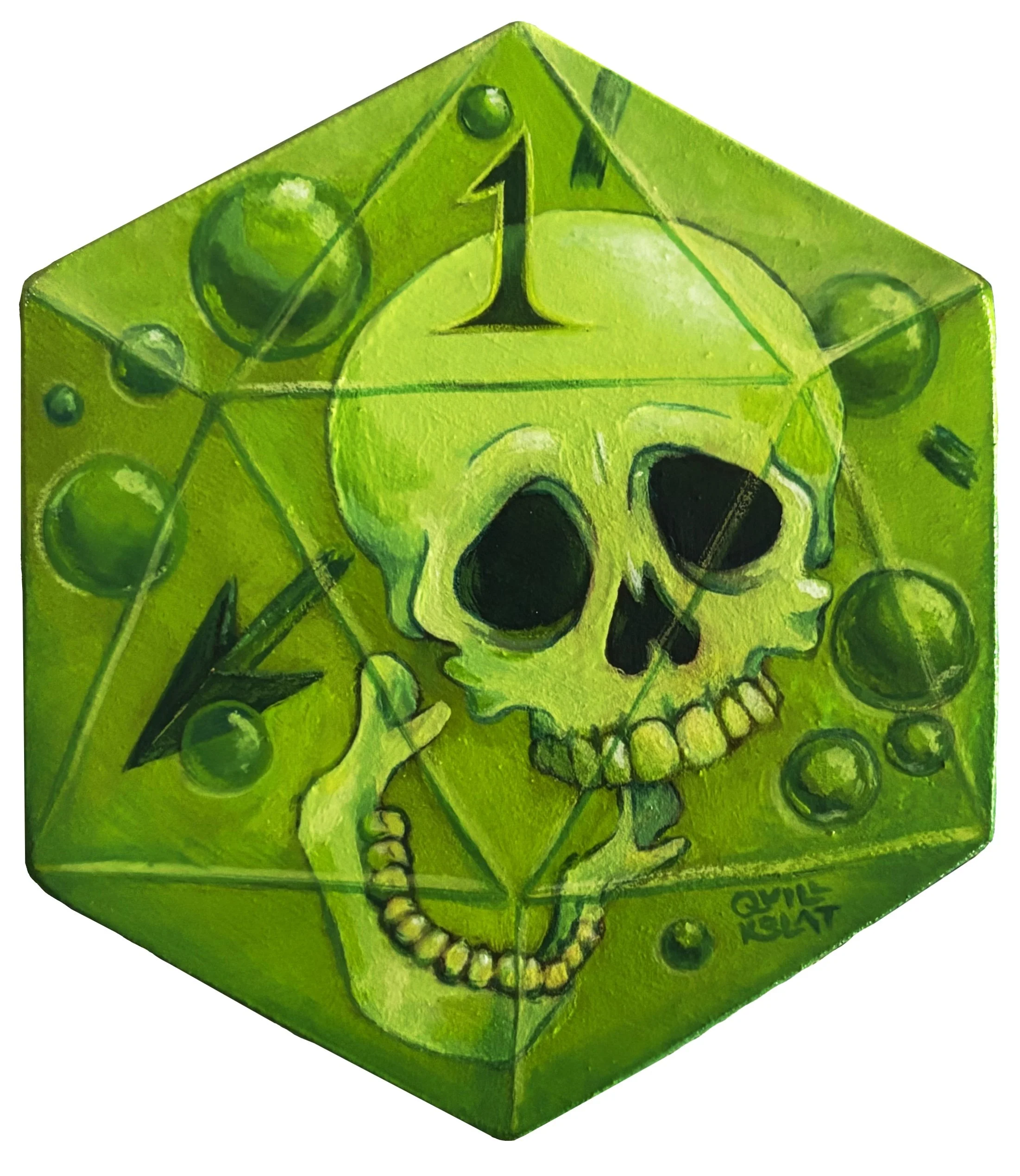 “Gel No” - Acrylic on Masonite 