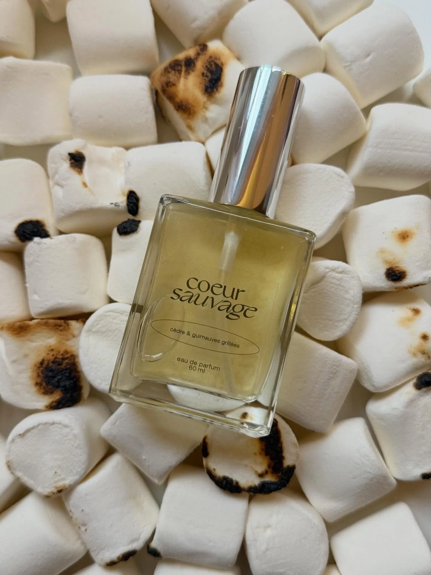 c&egrave;dre &amp; guimauves grill&eacute;es 

une fragrance qui r&eacute;chauffe d&egrave;s qu&rsquo;elle touche la peau.
vanille douce, sucre d&eacute;licat&hellip; puis le bois prend sa place.
le c&egrave;dre himalayen et le v&eacute;tiver apporte