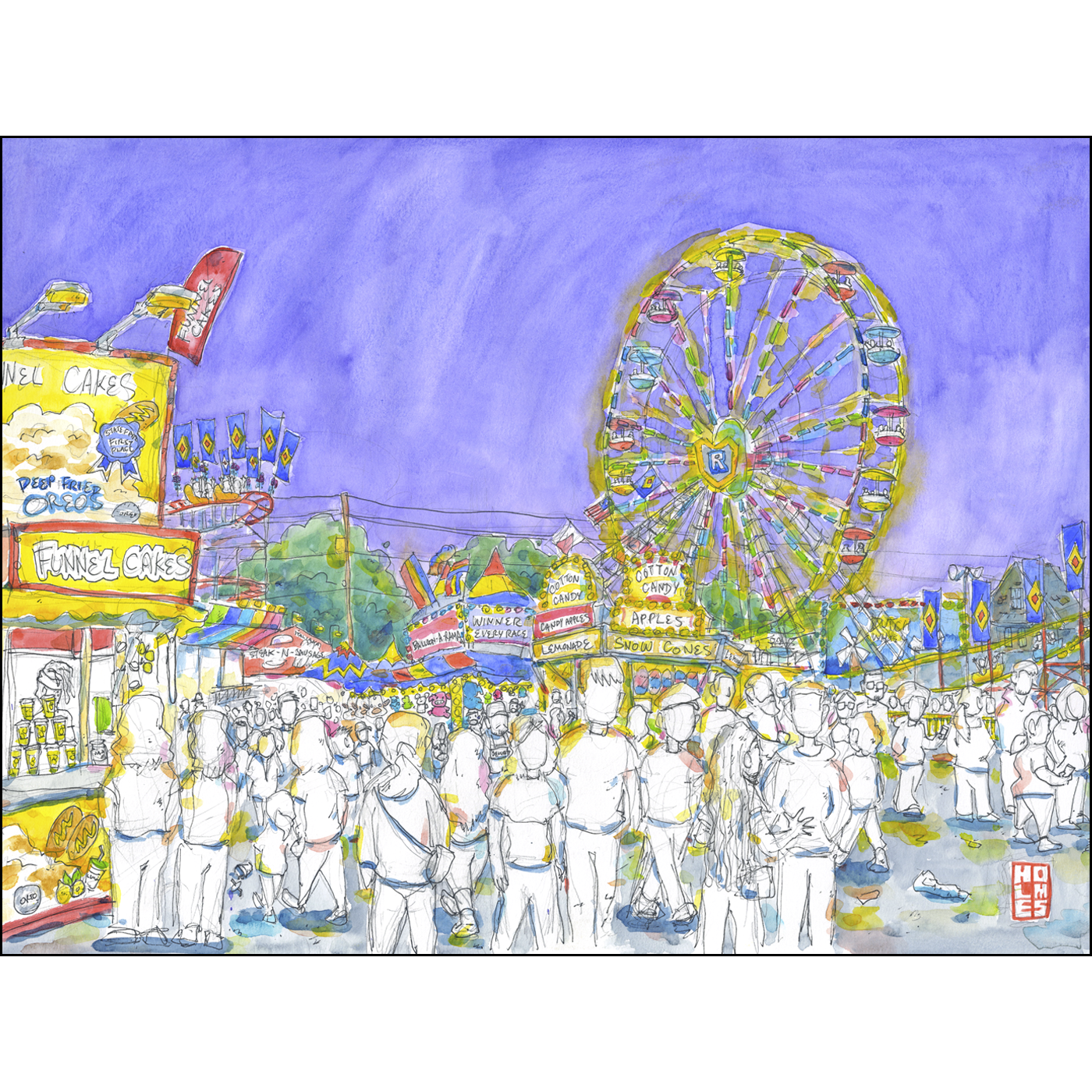 Friday Night on the Midway at The Great Frederick Fair