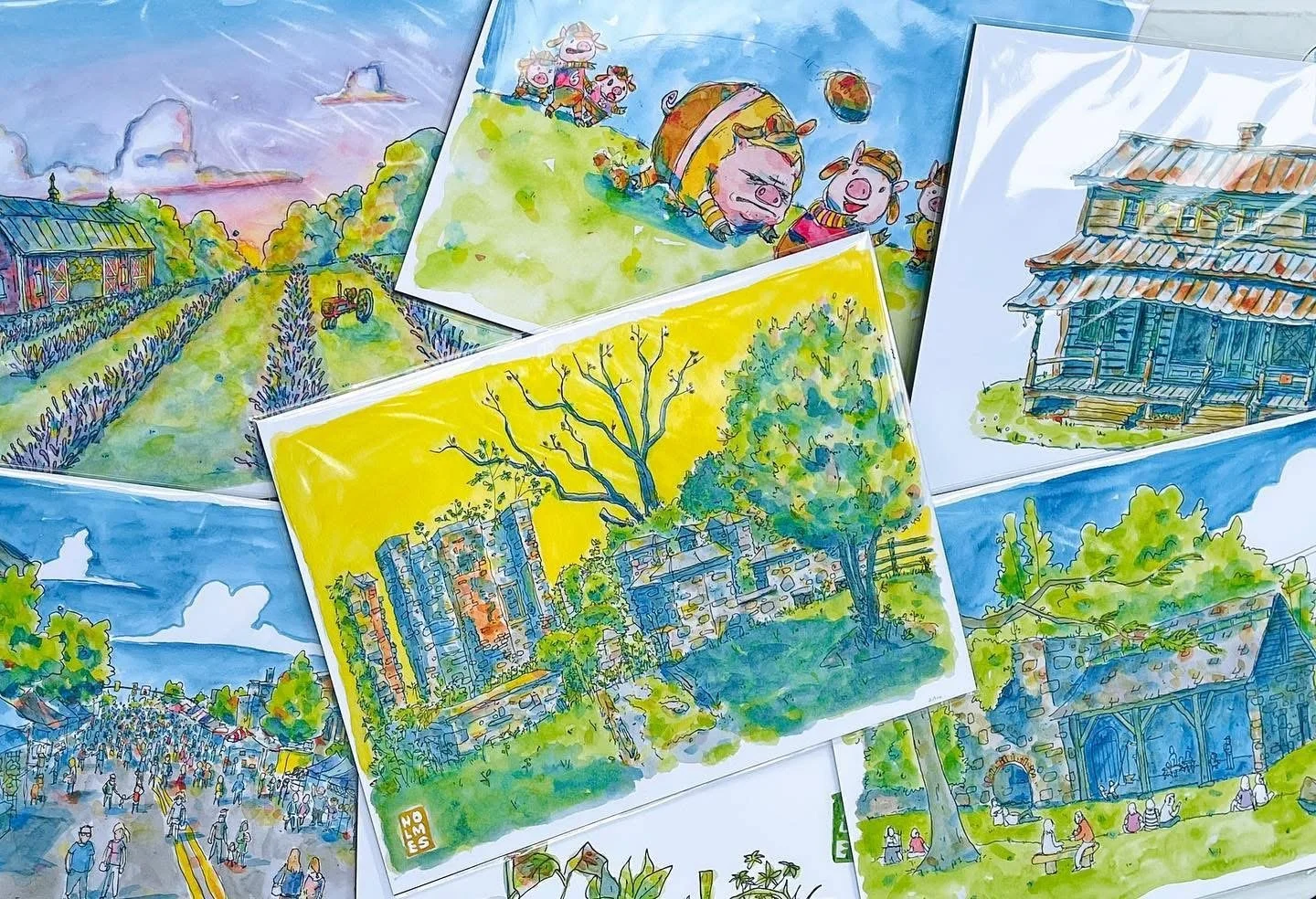 Holmes Watercolors Art Prints