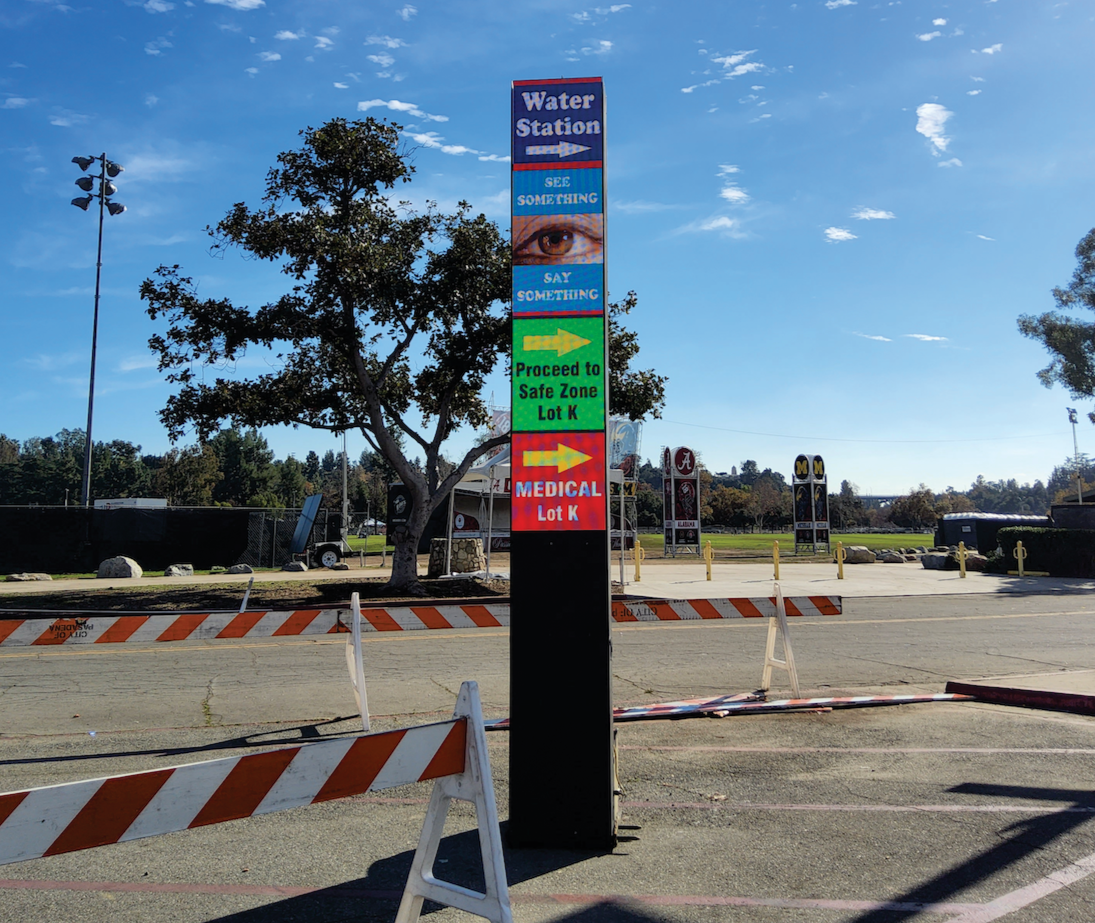 Evacuation LED Totems