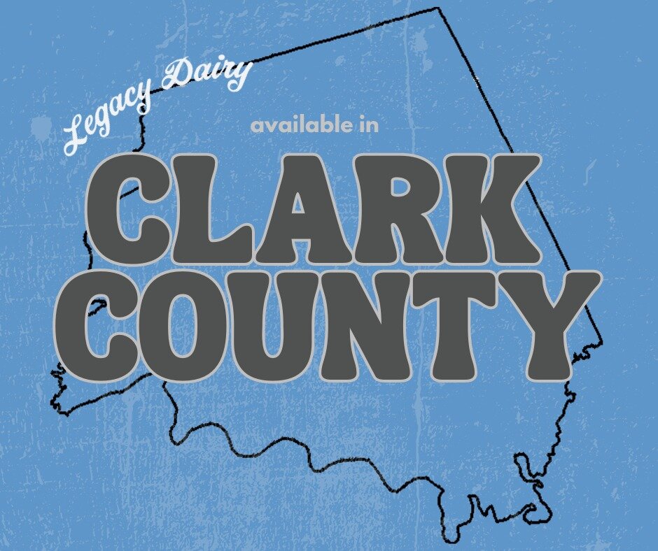 Hey Clark County! Did you know you can find Legacy milk at two different locations in Winchester? Find them and more on the store locator on our website (link in bio).