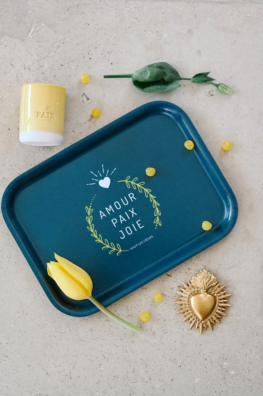 Plateau AMOUR PAIX JOIE 