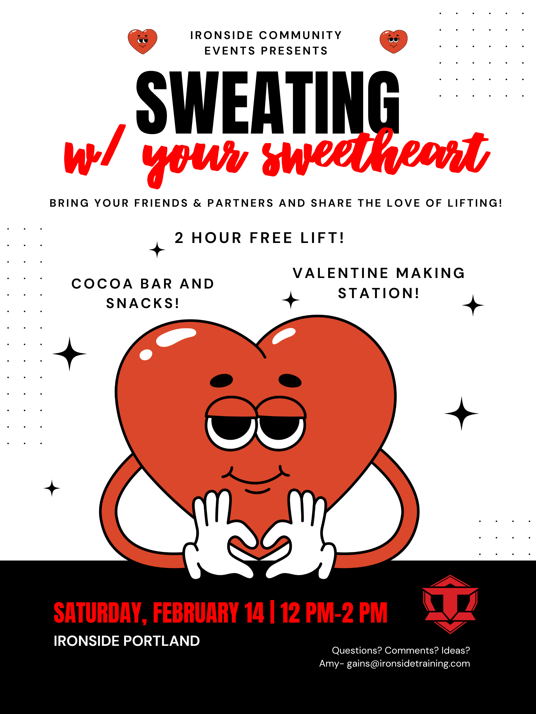 FEB COMMUNITY EVENT: SWEATING WITH YOUR SWEETHEART