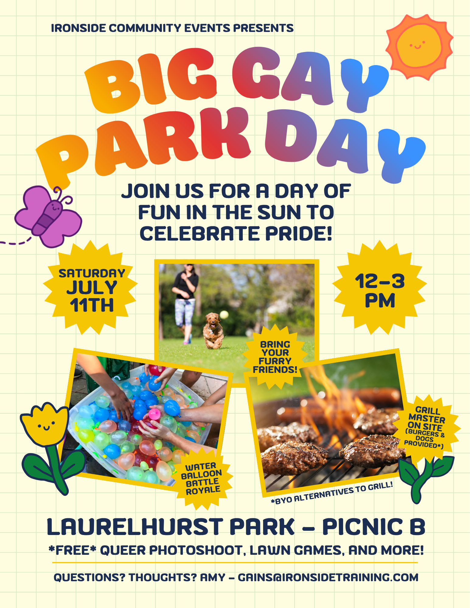 JULY COMMUNITY EVENT: BIG GAY PARK DAY