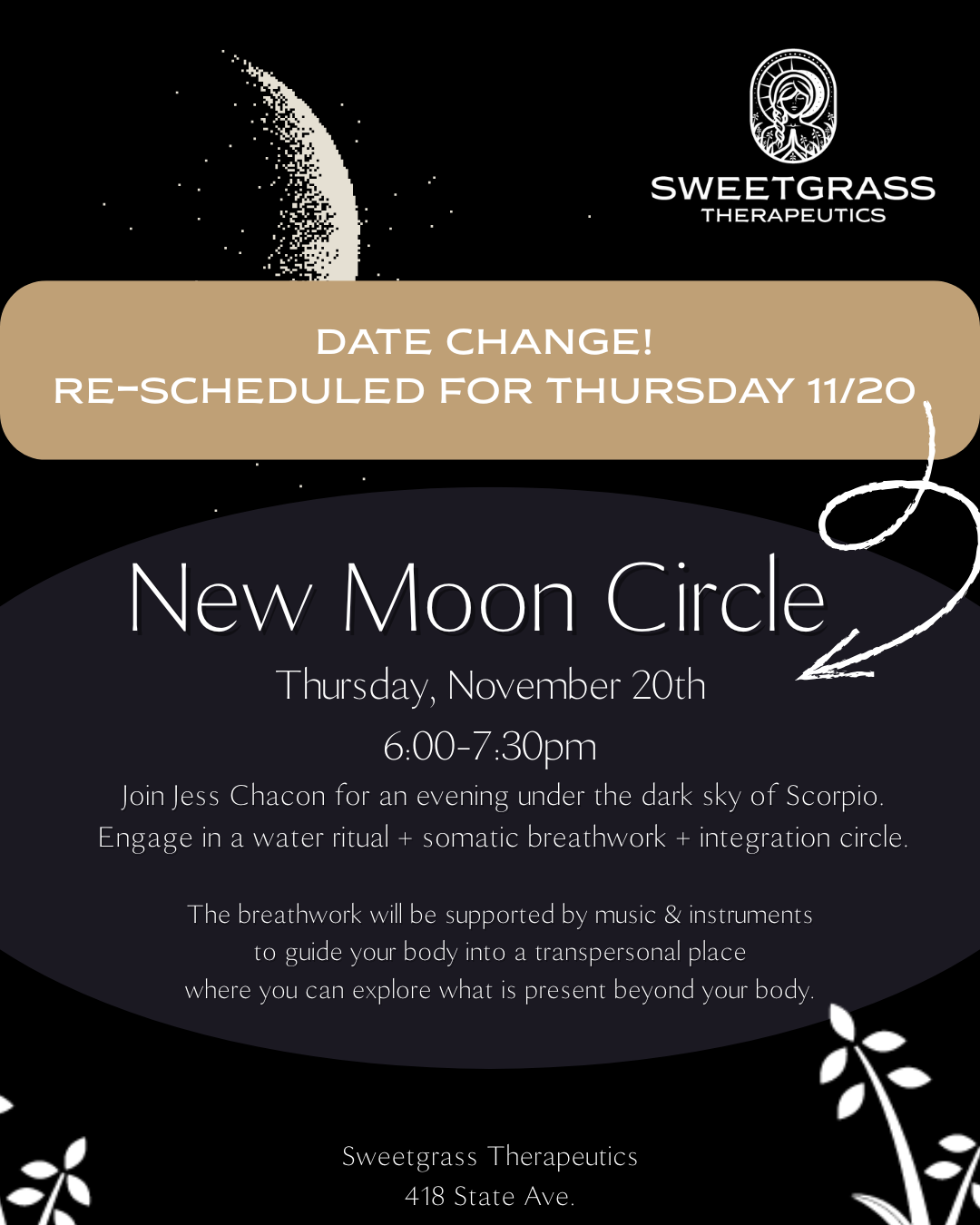 New Moon Ceremony: Ritual + Breathwork