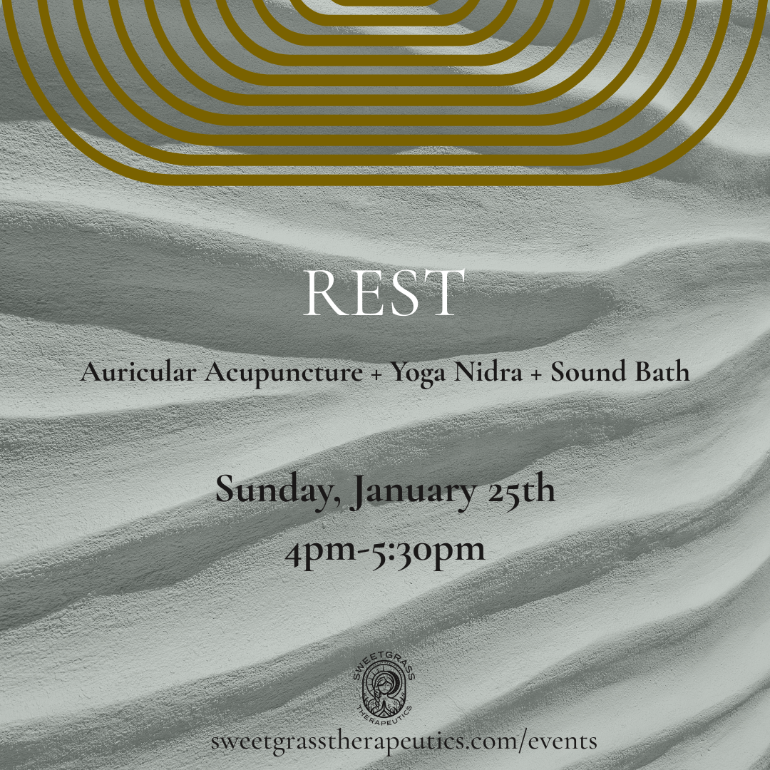 REST: AcuDetox + Nidra + Sound Bath