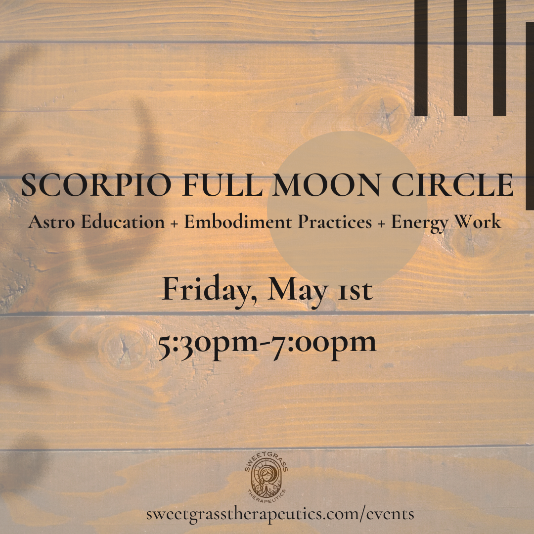 Scorpio Full Moon Circle