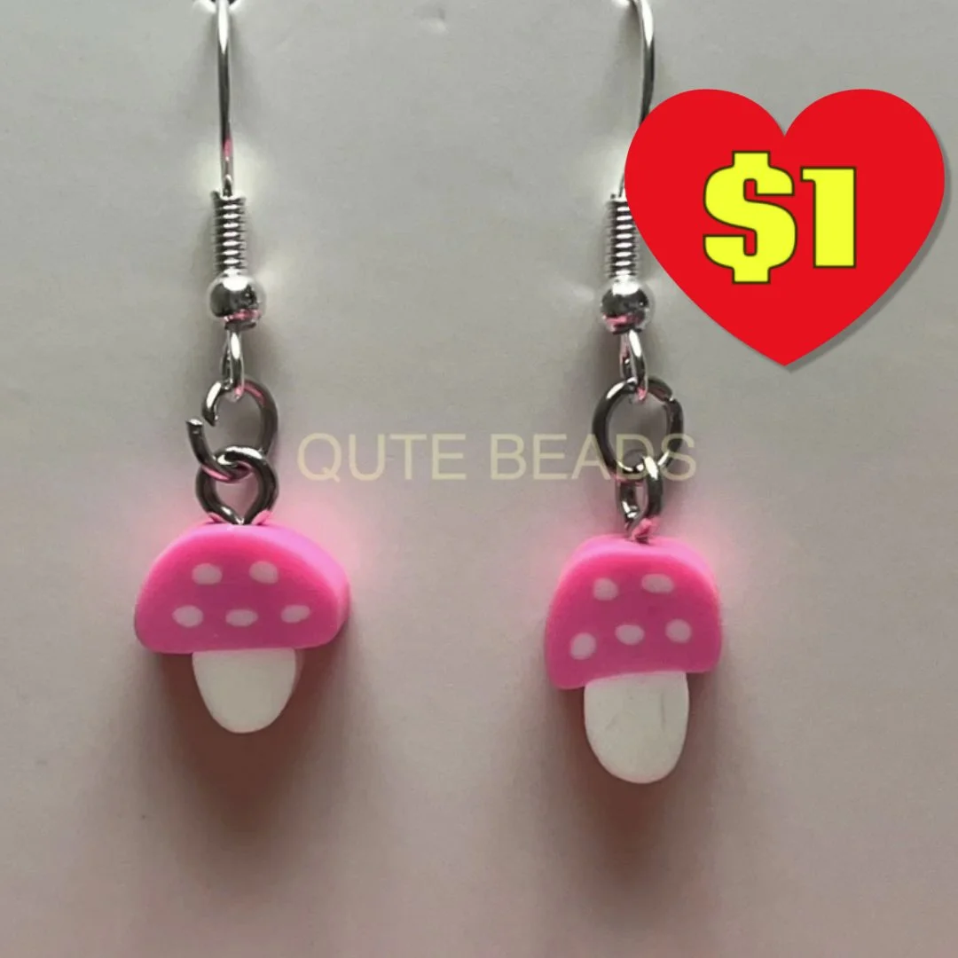 Mushroom Earrings