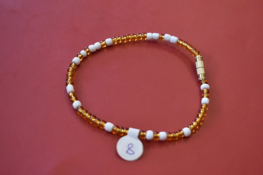 "Mocha Swirl" Small Anklet