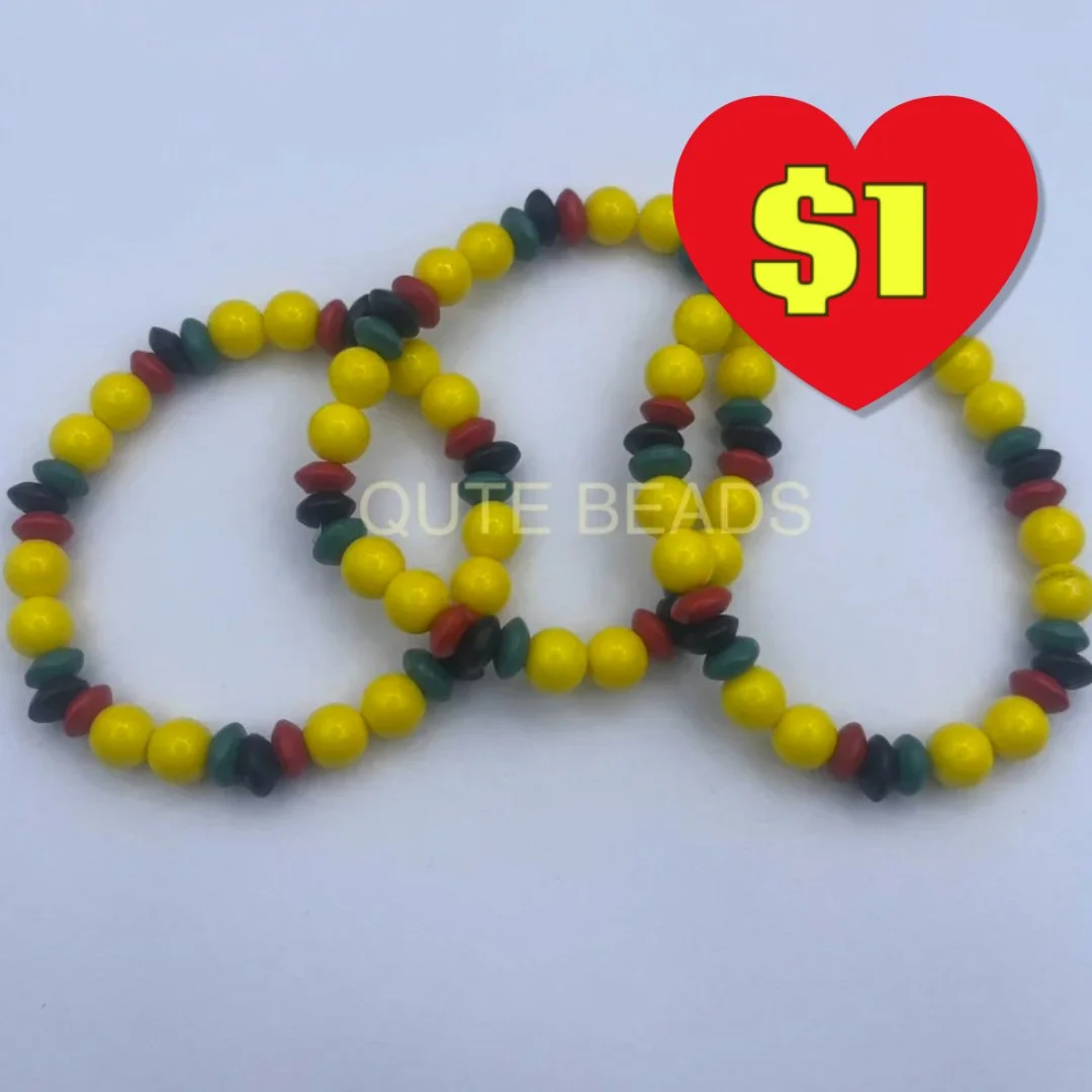 Afro-Centric Wood Bracelet