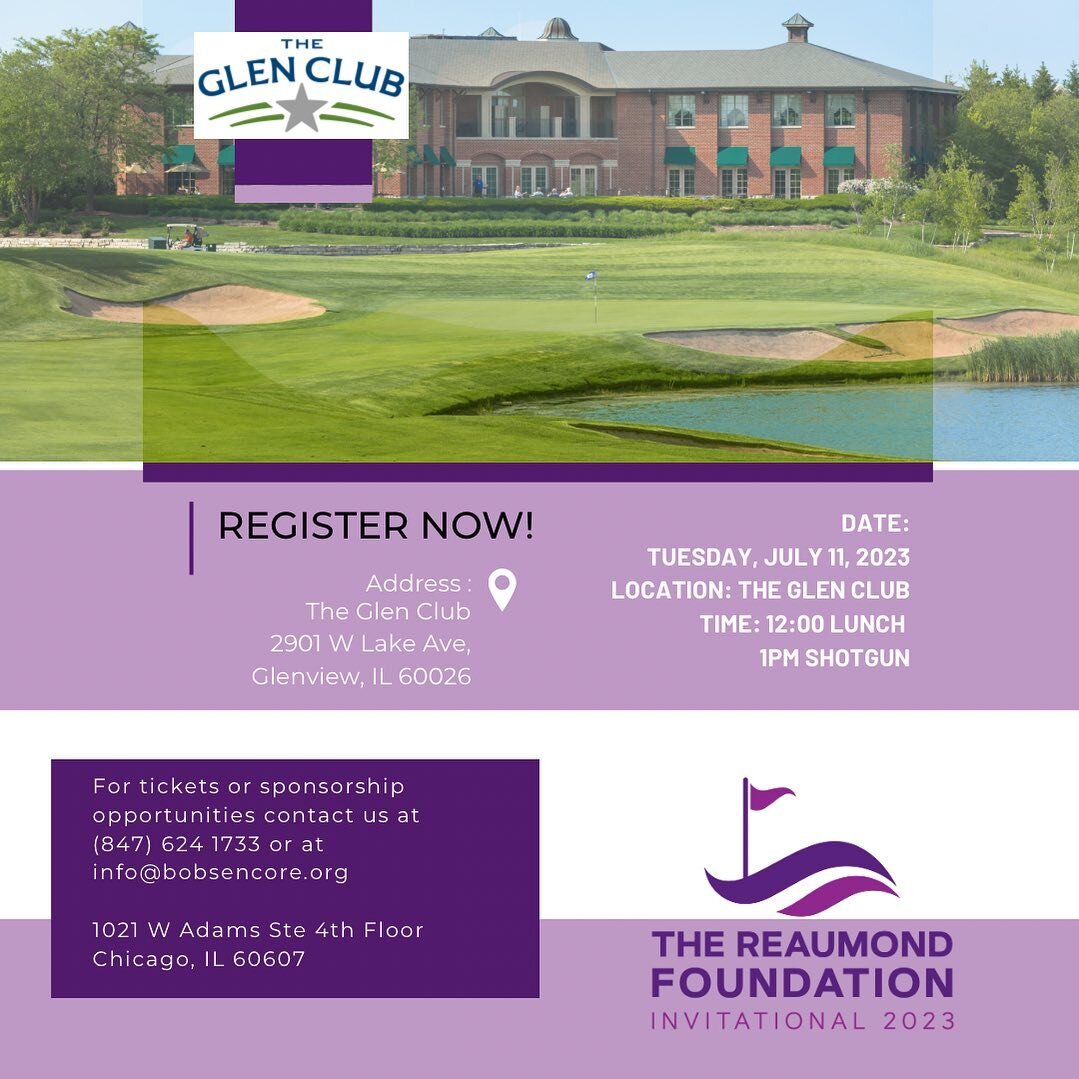 We are so excited to invite you to participate in the Second Annual Reaumond Foundation Invitational, hosted at the beautiful @theglenclub ! &thinsp;&thinsp;⛳️ 
&thinsp;&thinsp;
The event will include a round of golf, a delicious lunch, open bar, and