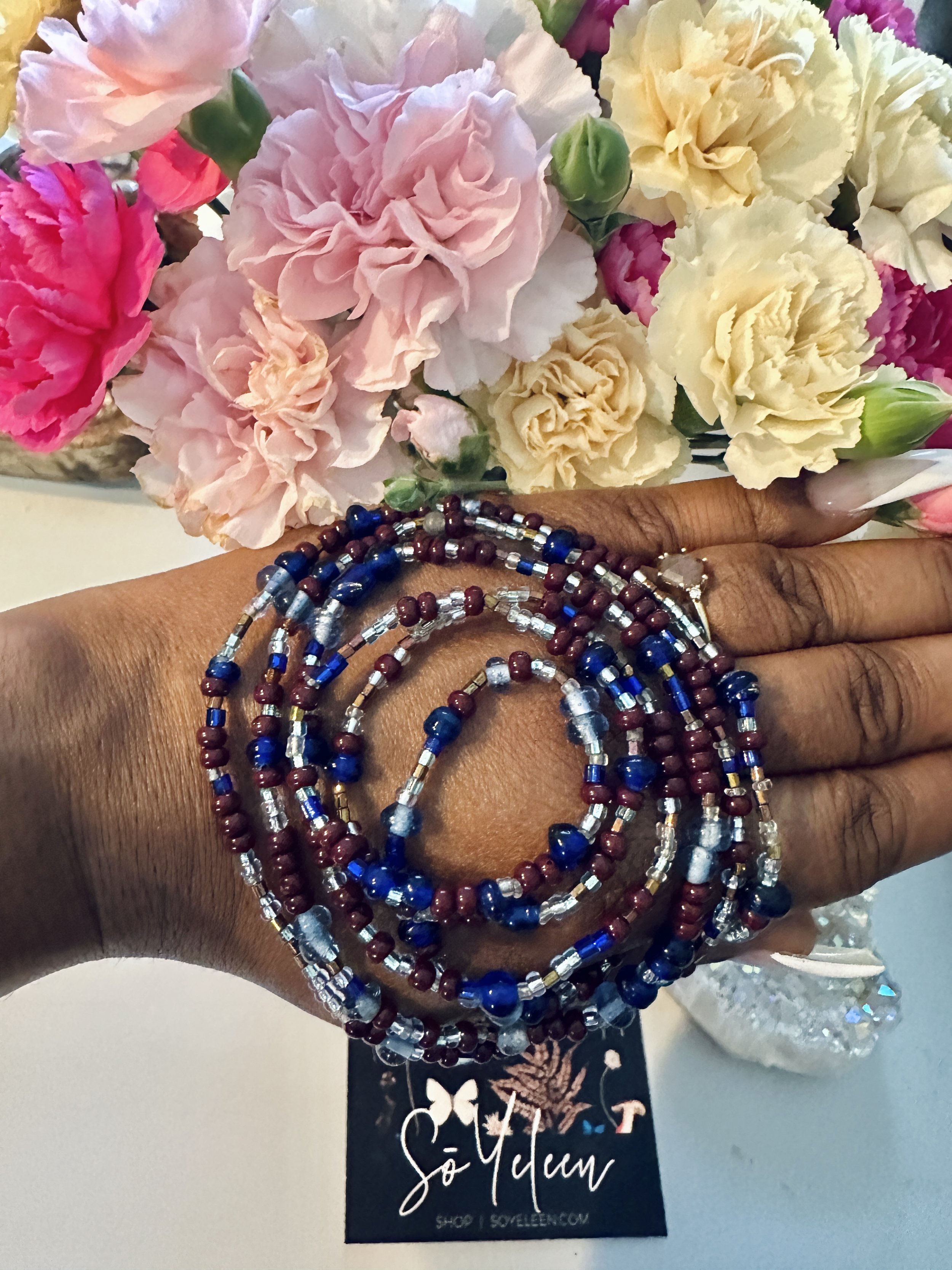 "Midnight Cliff Diving" Waist Beads