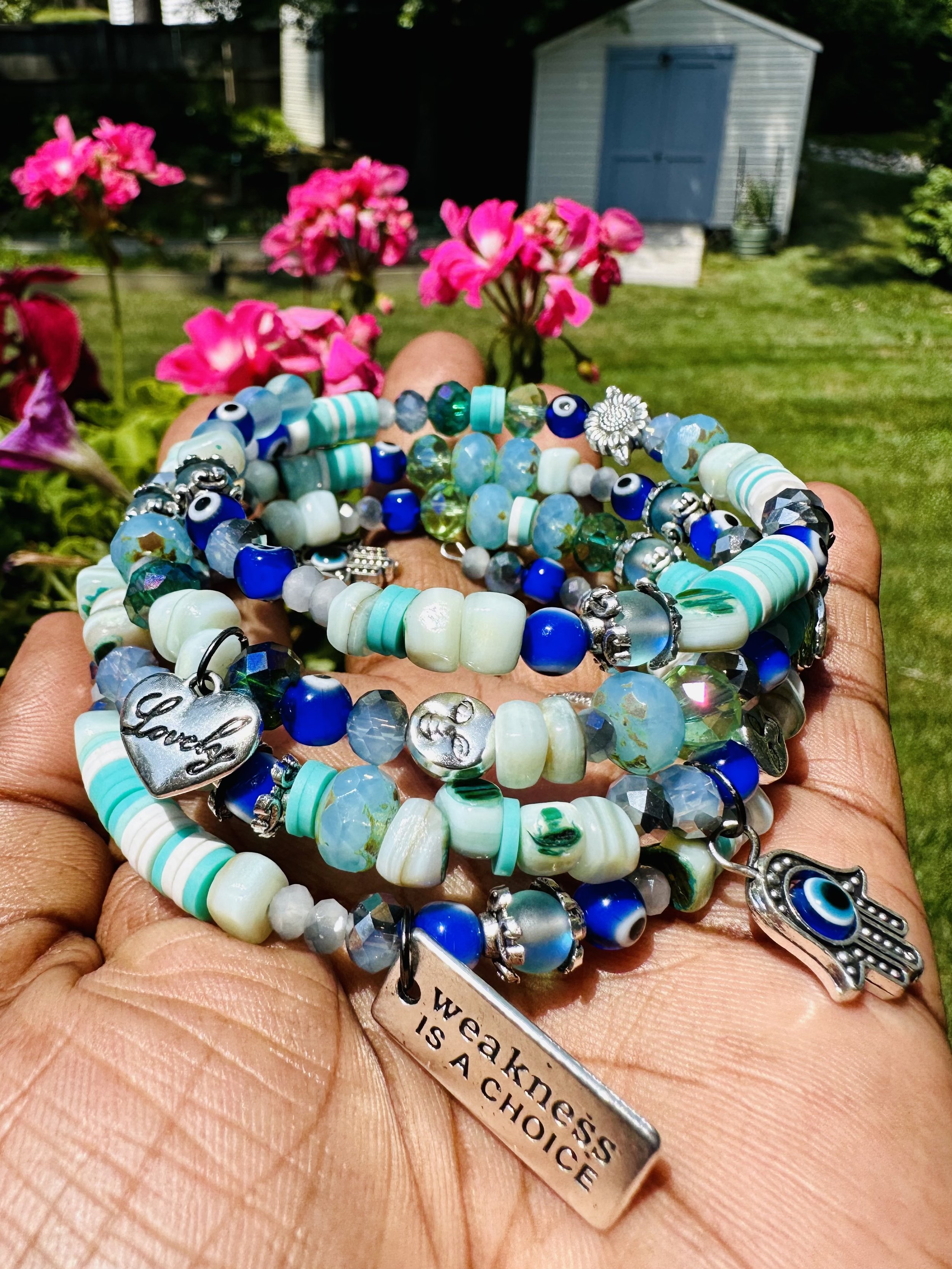 Evil Eye Bracelet | Memory Wire