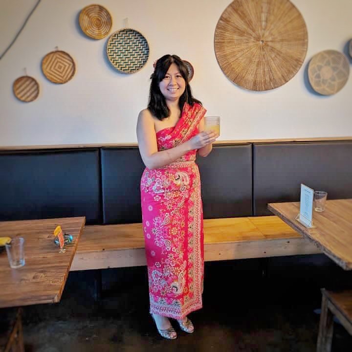 We&rsquo;re so happy to introduce @saturday_reads ! Sam is an engineer by day, library advocate in her afterhours and proud khmer-american always.  She is a first generation immigrant and she loves how @Rajanathreads allows her to showcase her combin