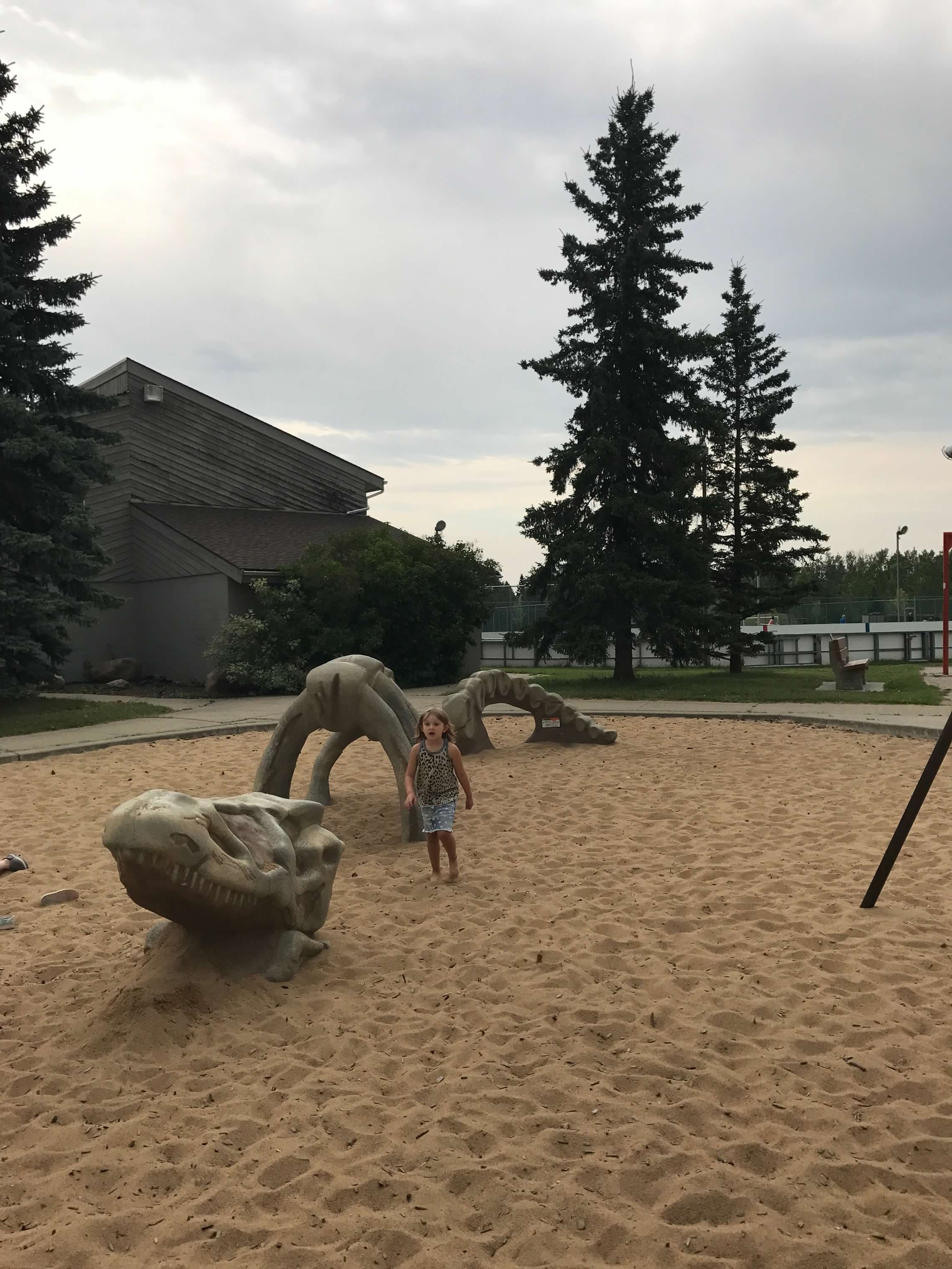 Edmonton.family - Westridge Wolf Willow Dinosaur Bones.JPG