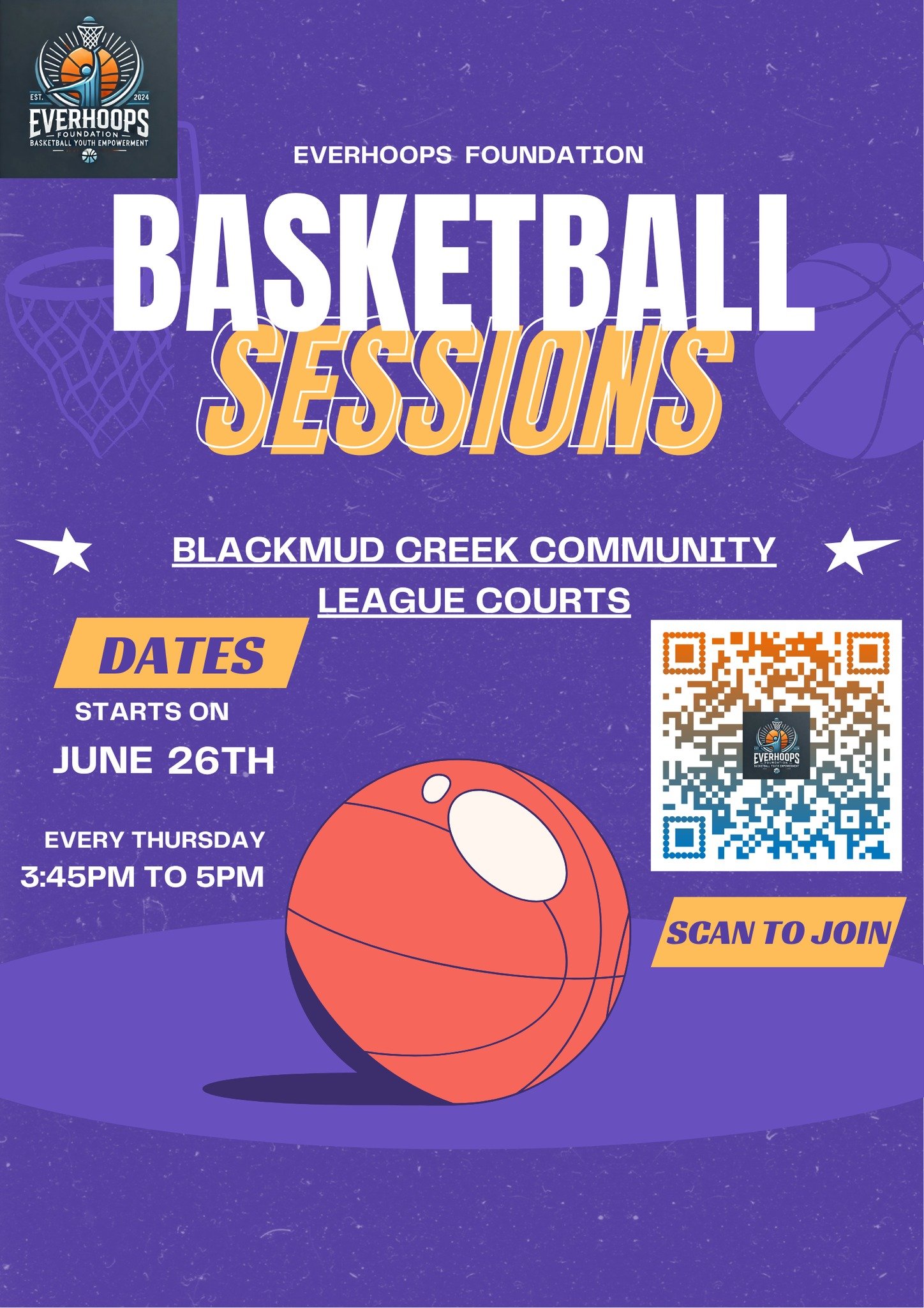 Free Weekly Basketball Program with Everhoops