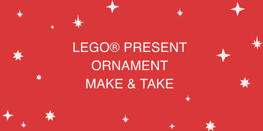 Lego Ornament Make & Take at Mastermind Toys
